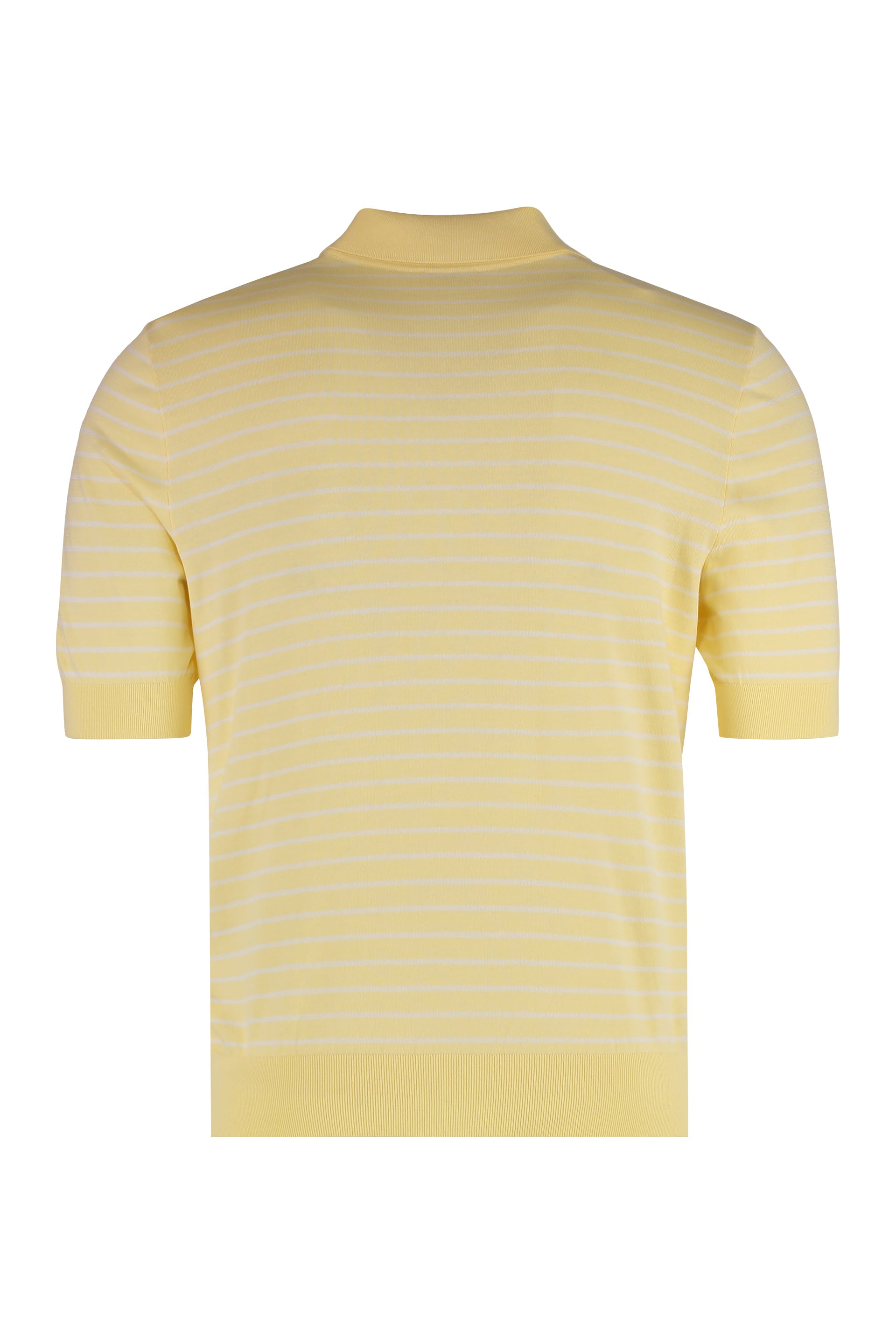 CELINE Short Sleeve Cotton Polo Shirt