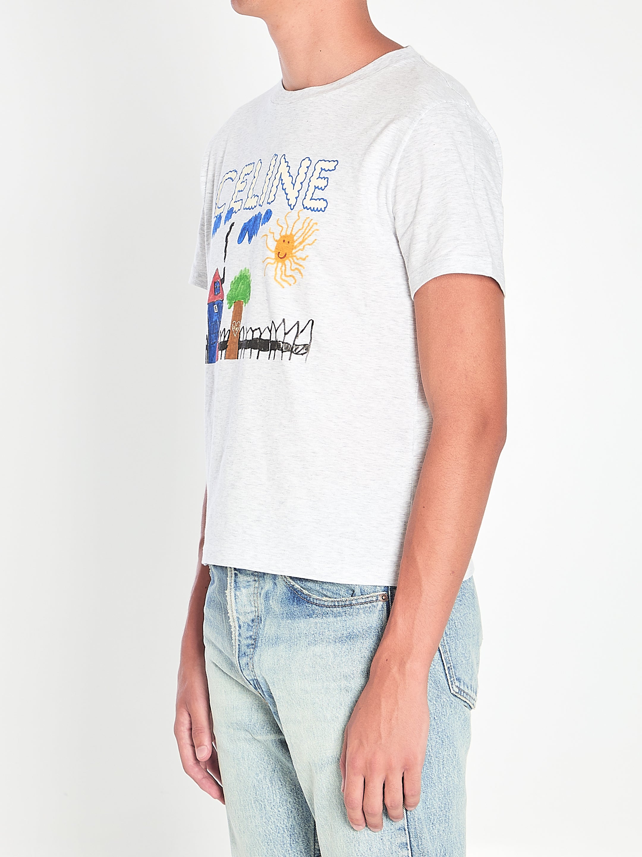 CELINE Limited Edition Printed T-Shirt - Size L