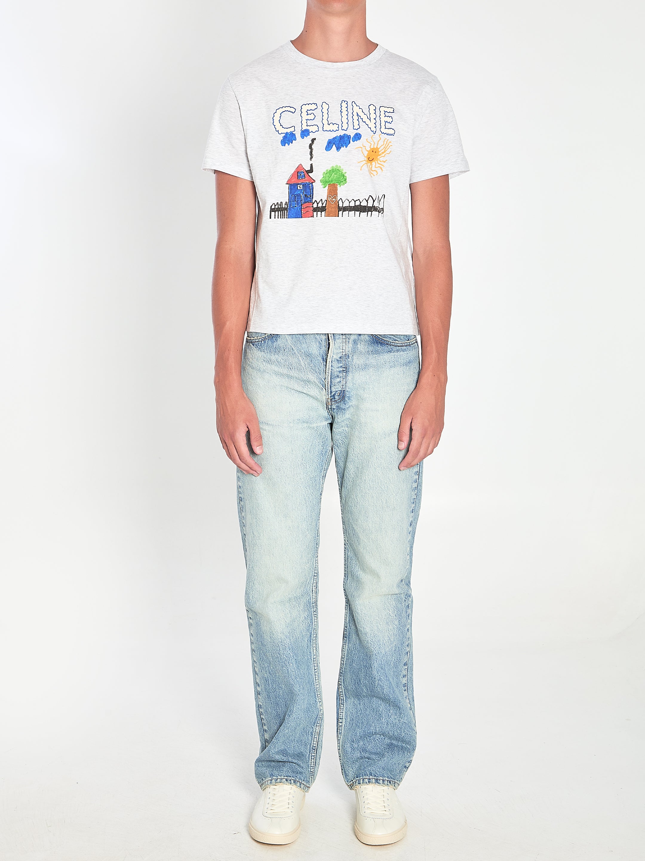 CELINE Limited Edition Printed T-Shirt - Size L