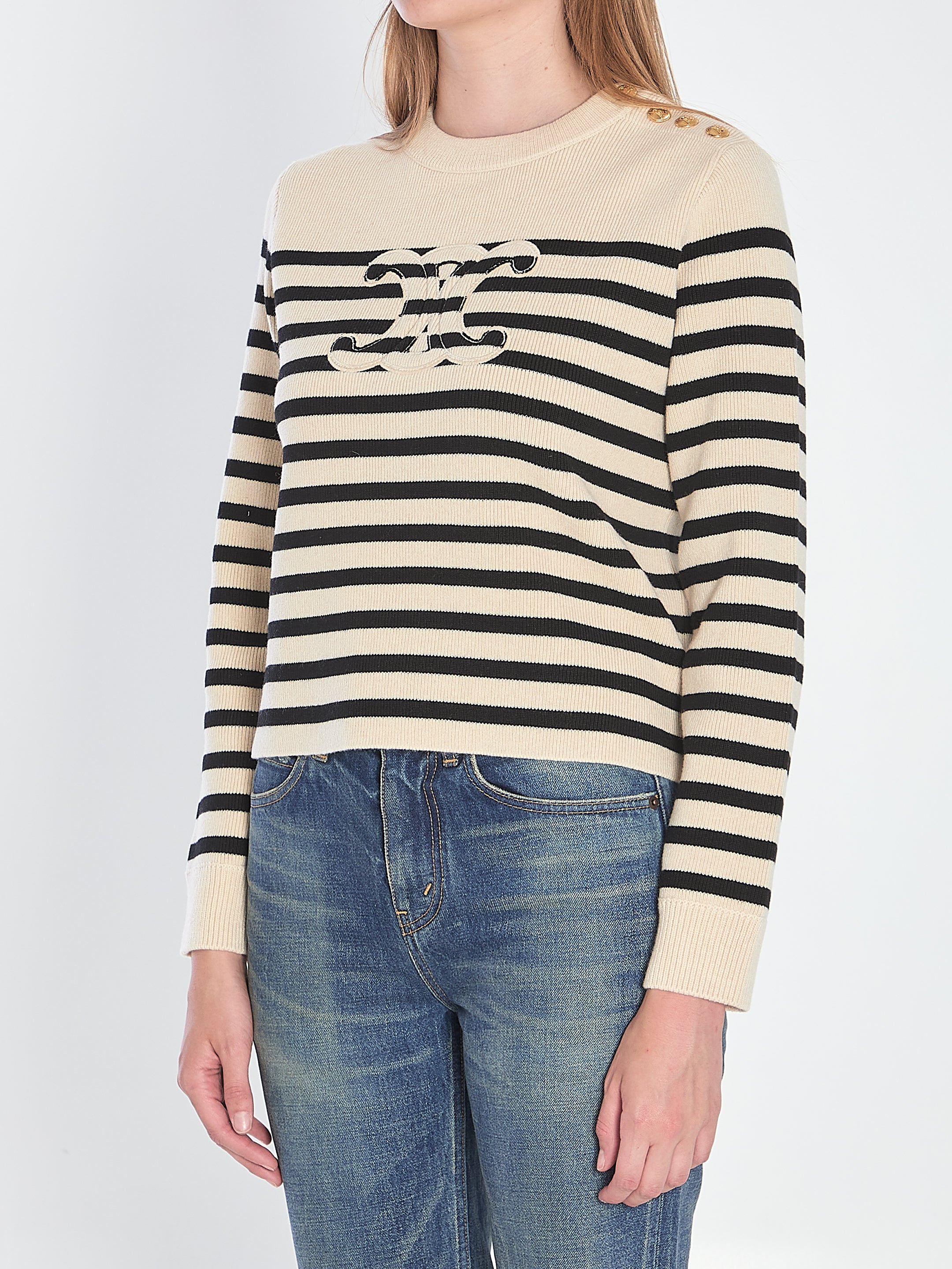 CELINE Triomphe Sweater Size M