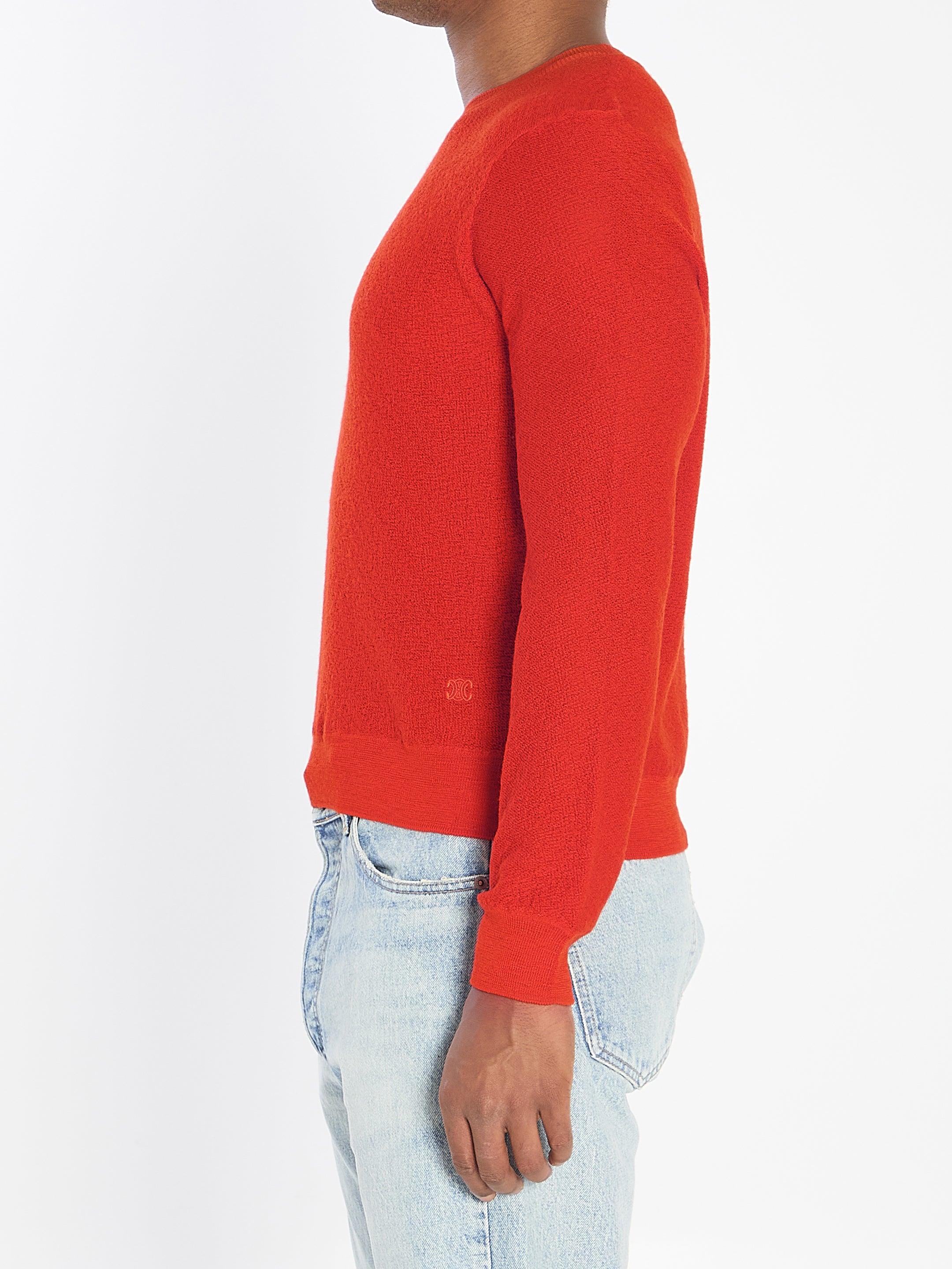 CELINE Crew Neck Sweater in Wool - Size L