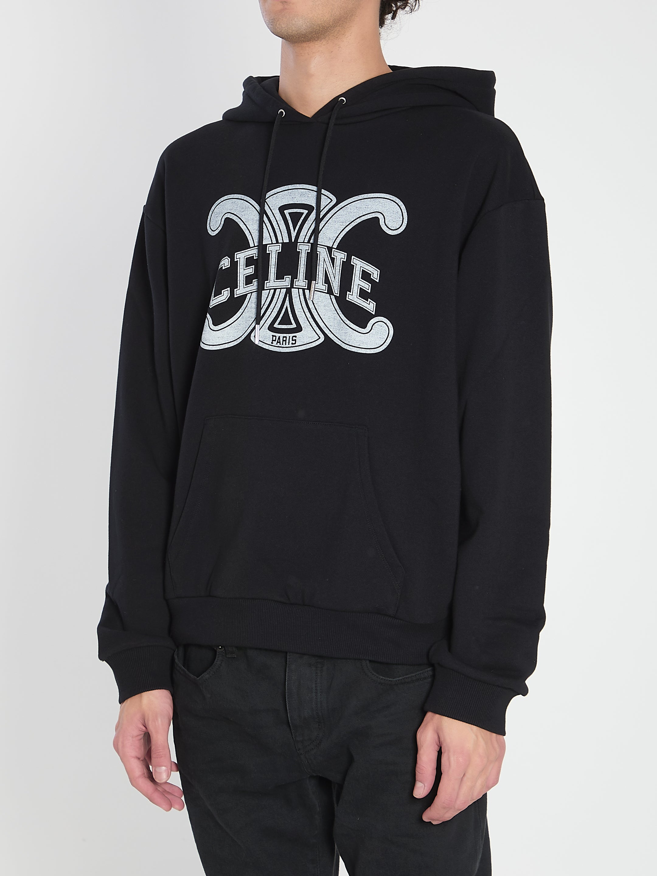 CELINE Triomphe Hoodie - Size L