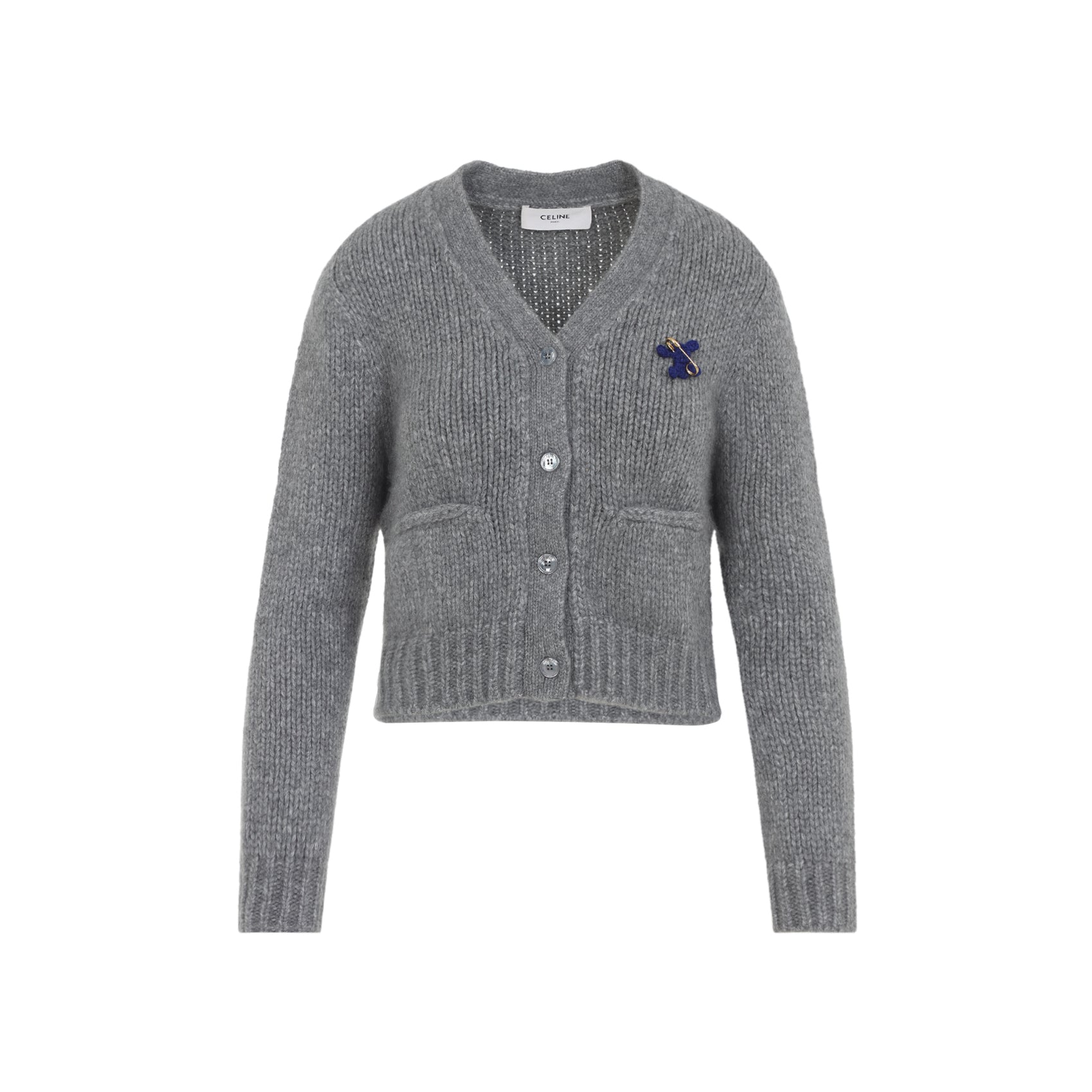 CELINE Light Cashmere and Silk Cardigan