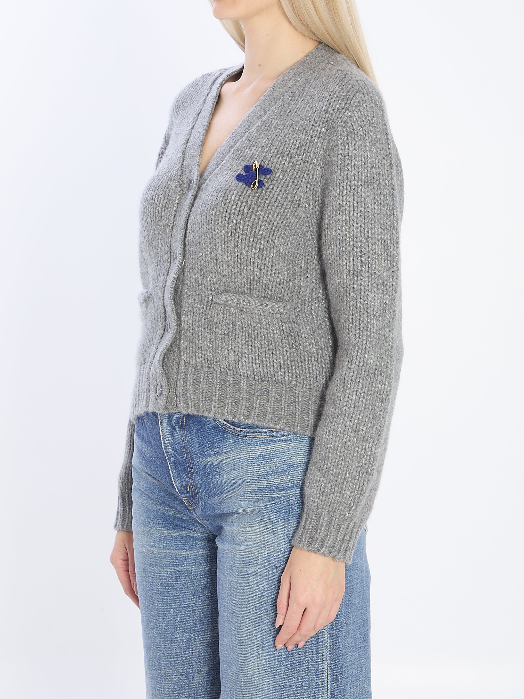 CELINE Mini Cashmere and Silk Blend Cardigan