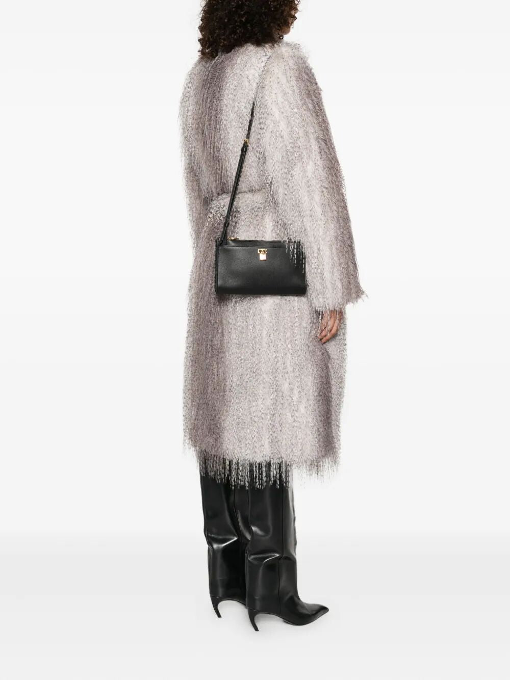 TOM FORD Mini Padlock Leather Crossbody Handbag