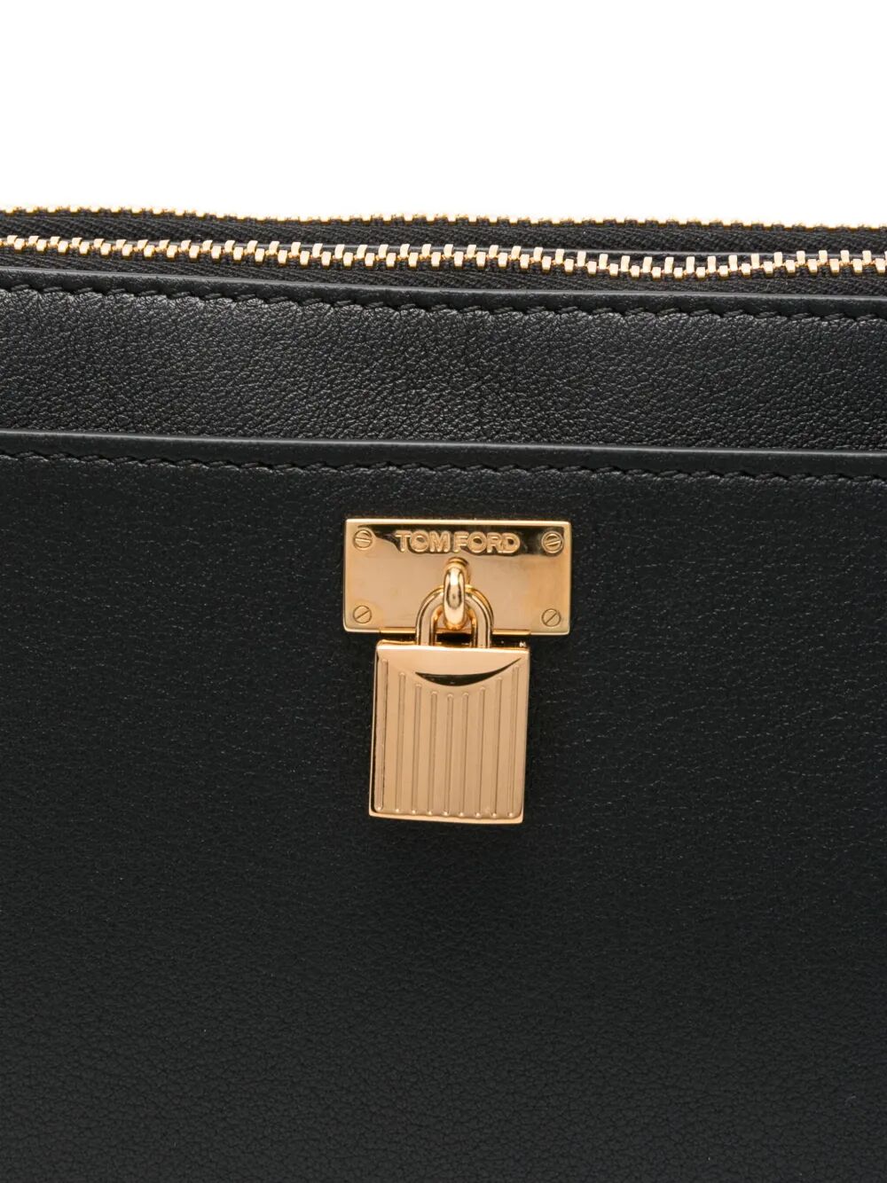 TOM FORD Mini Padlock Leather Crossbody Handbag
