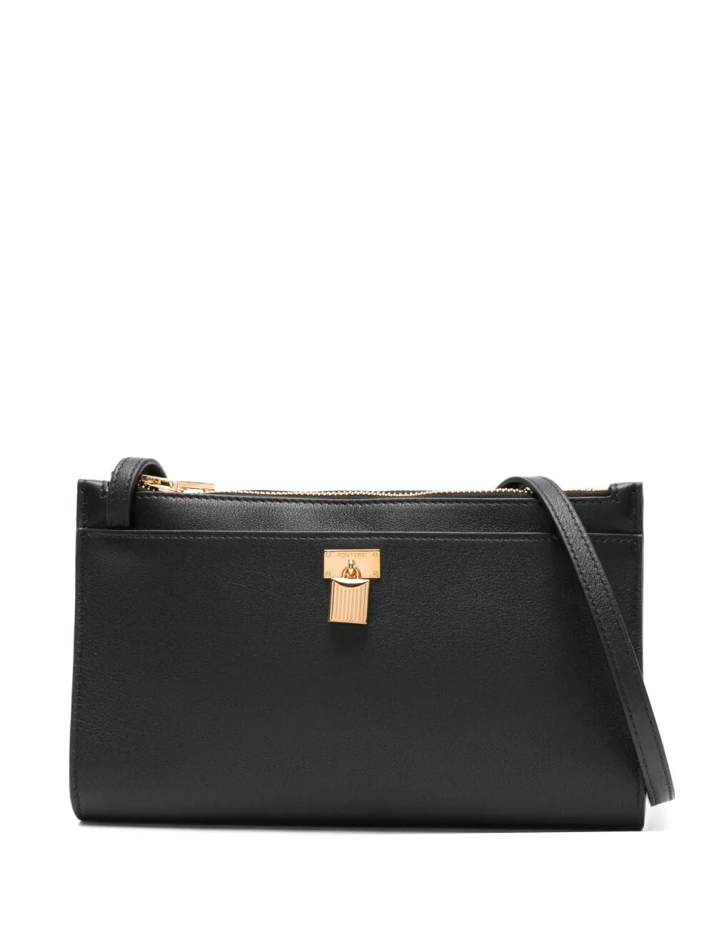 TOM FORD Mini Padlock Leather Crossbody Handbag