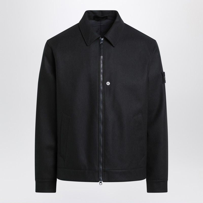 STONE ISLAND Wool Flannel Overshirt (FW25)