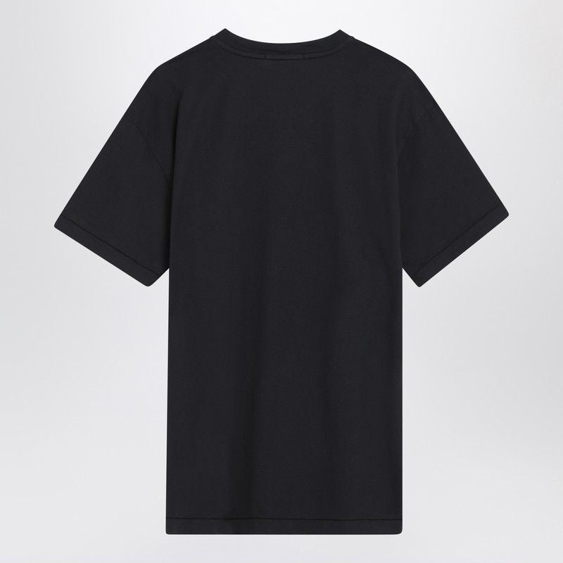 STONE ISLAND Cotton Crew-Neck T-Shirt with Logo Patch