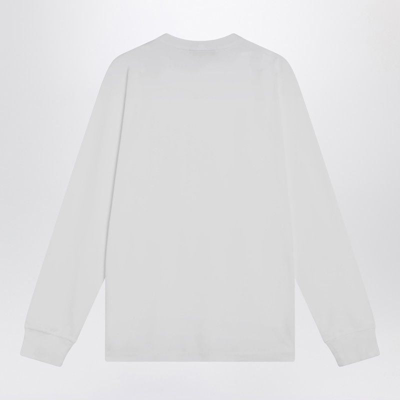 STONE ISLAND Slim Fit Crewneck Sweater with Compass Logo Patch - Men’s