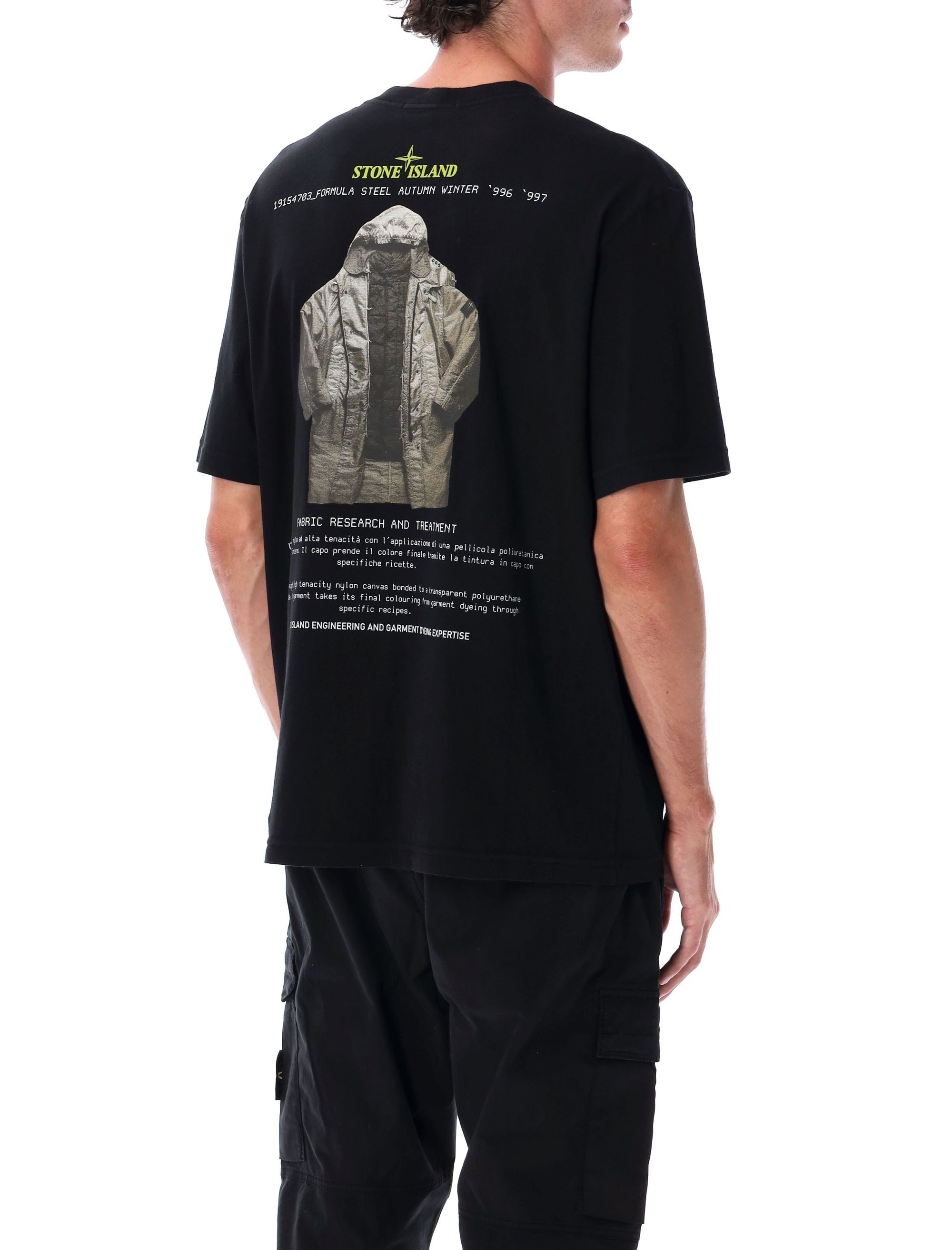 STONE ISLAND Archive Print Short-Sleeve Cotton T-Shirt - Size L