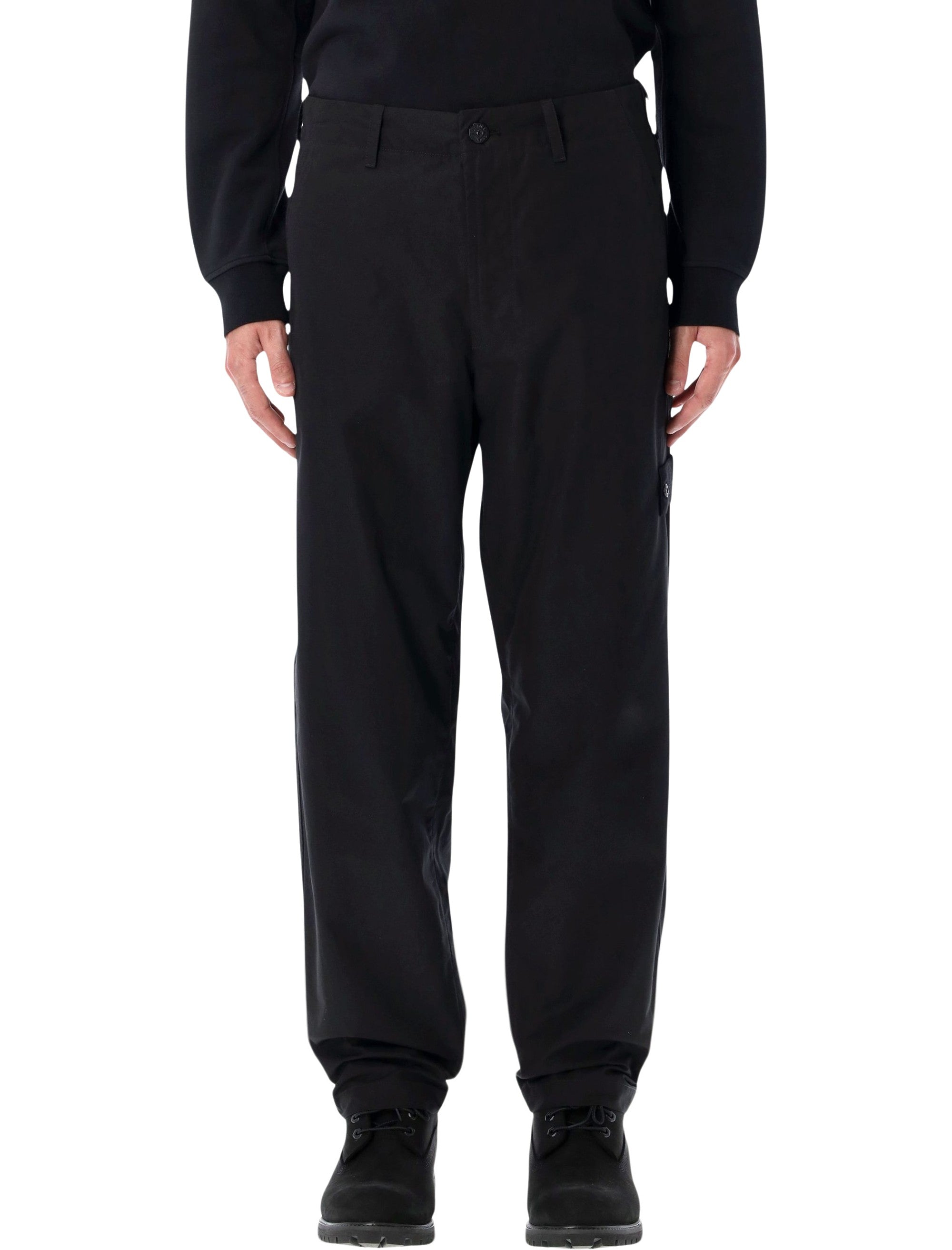 STONE ISLAND Weatherproof Cotton Canvas Pants