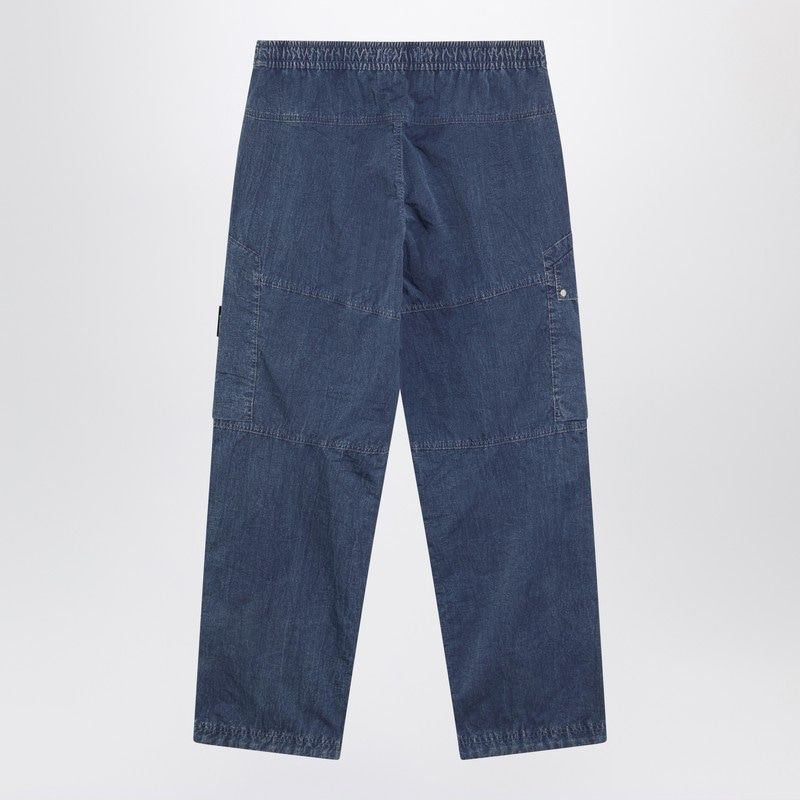 STONE ISLAND Cargo Trousers with Elastic Waistband for Men