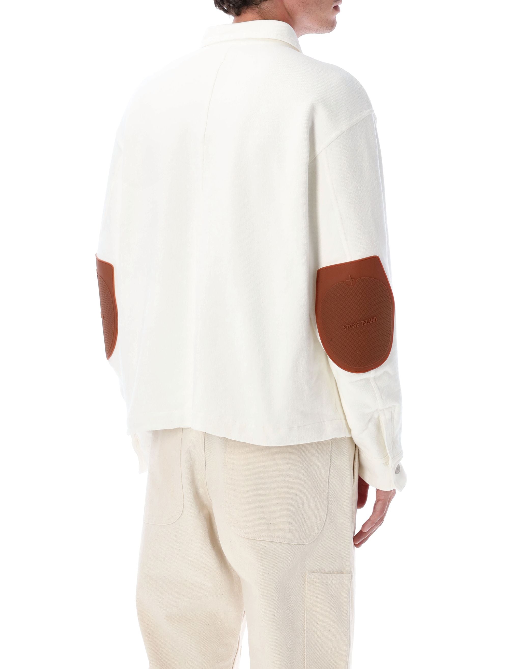 STONE ISLAND Knit-Look Cotton Coach Jacket - Size L