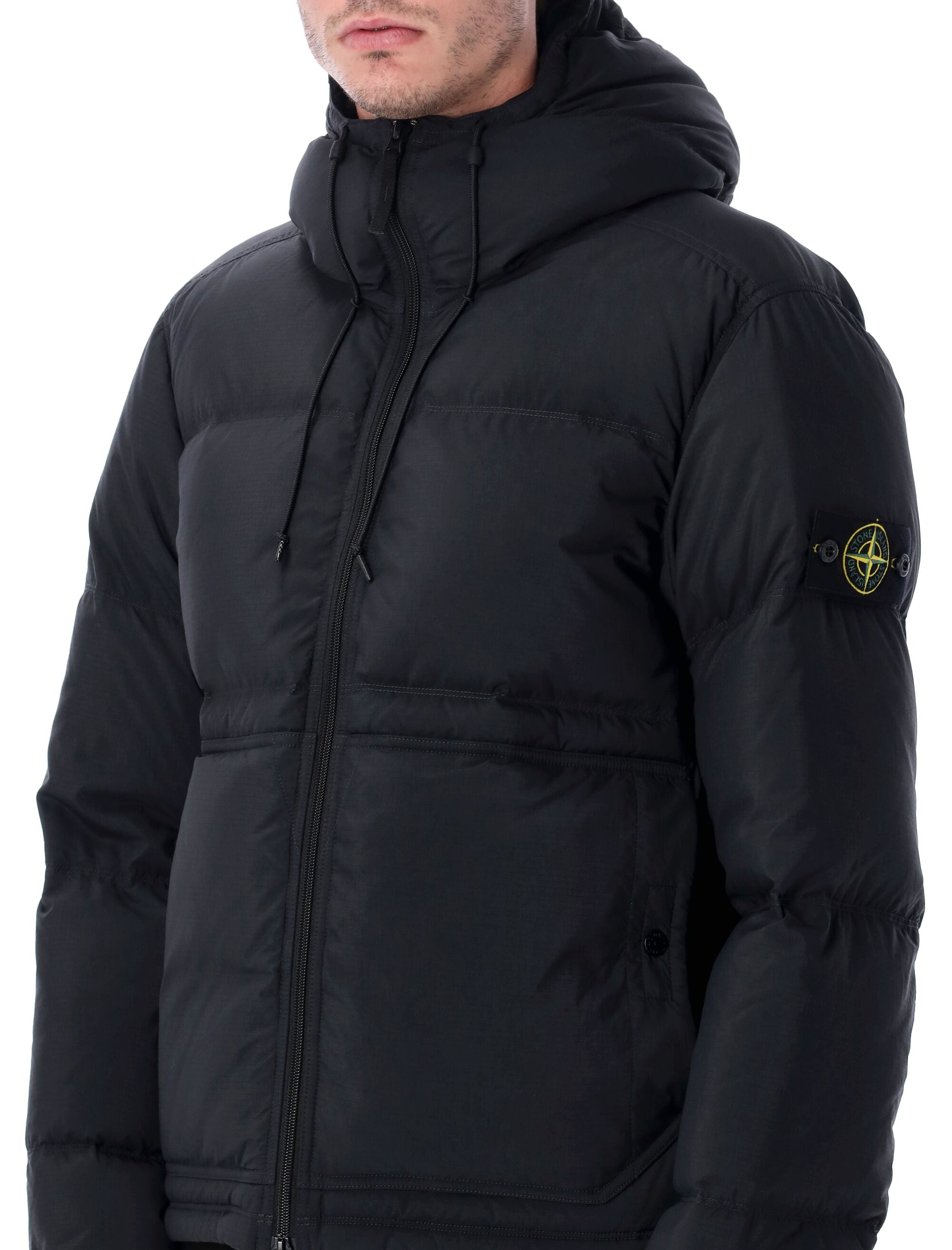 STONE ISLAND Men's Down Parka Jacket with Hood