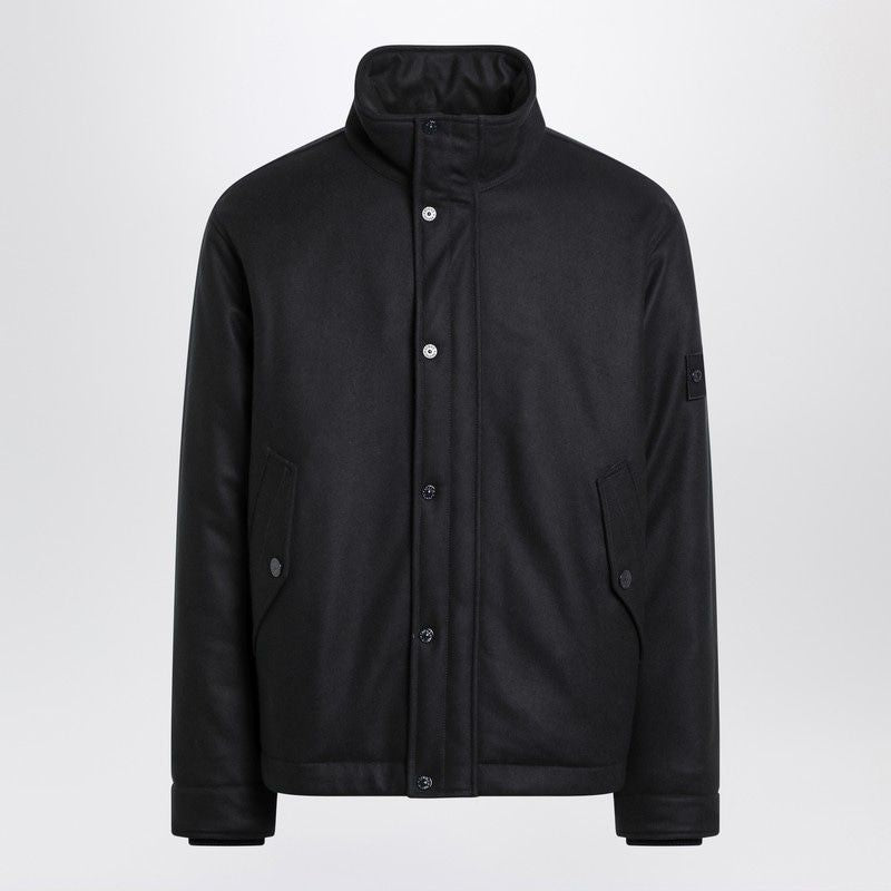 STONE ISLAND Men's Wool Flannel Jacket - FW25 Collection
