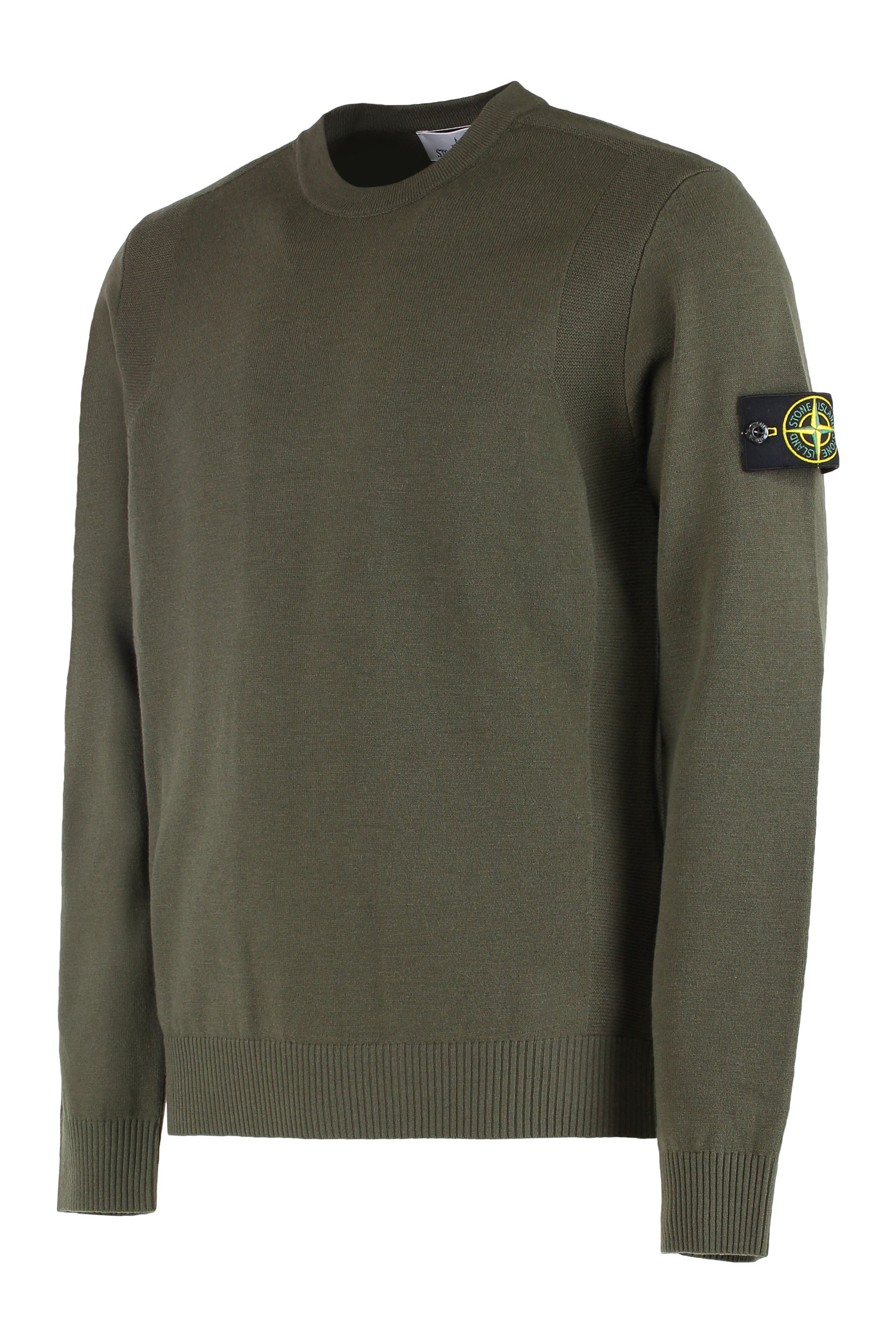 STONE ISLAND Wool Crew Neck Sweater