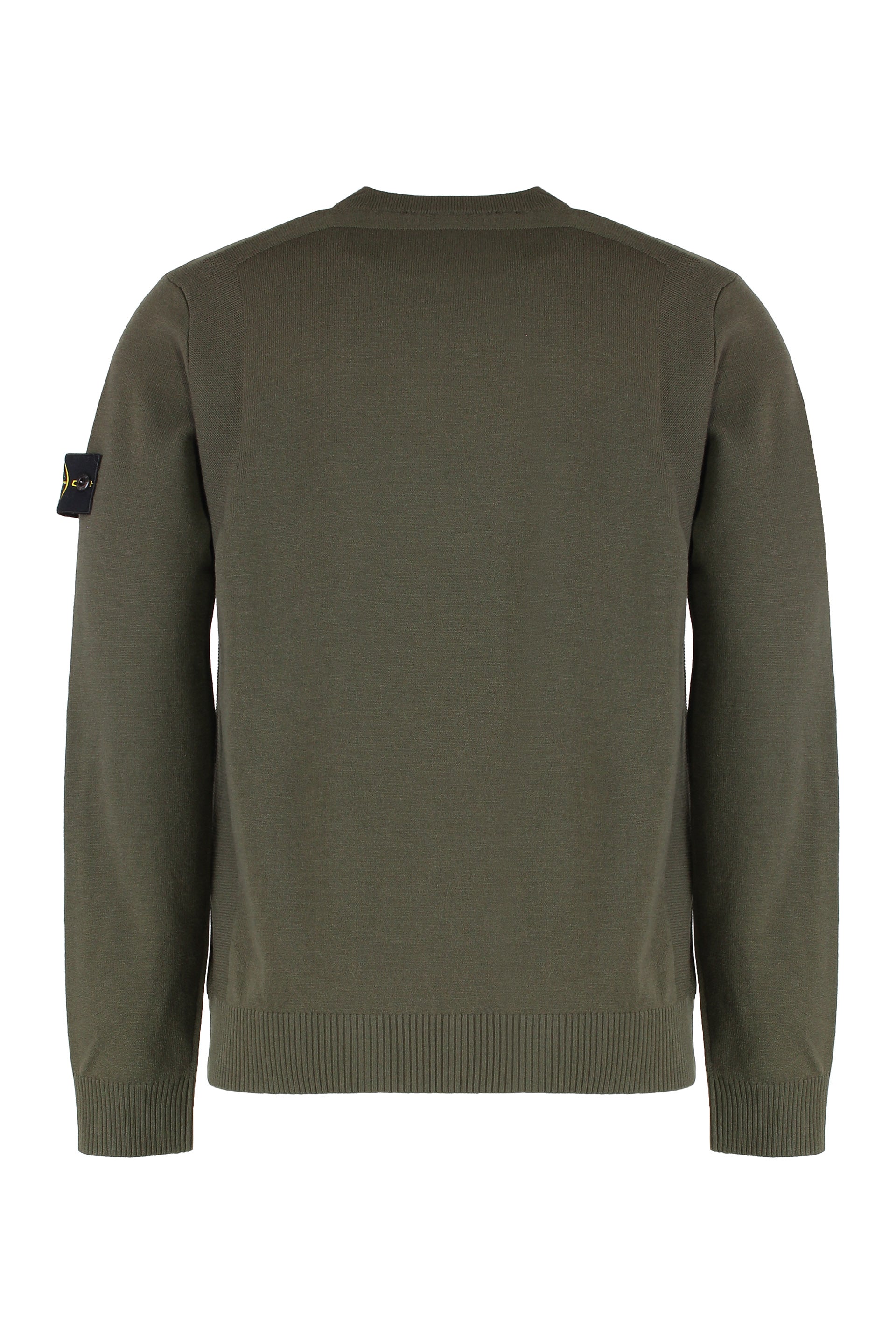 STONE ISLAND Wool Crew Neck Sweater