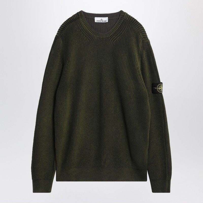 STONE ISLAND Two-Tone Crew Neck Sweater for Men