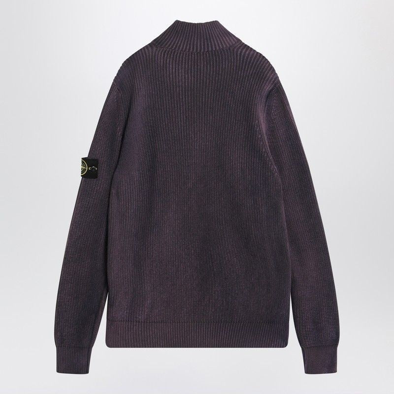 STONE ISLAND Zipped Cotton Cardigan for Men - FW25