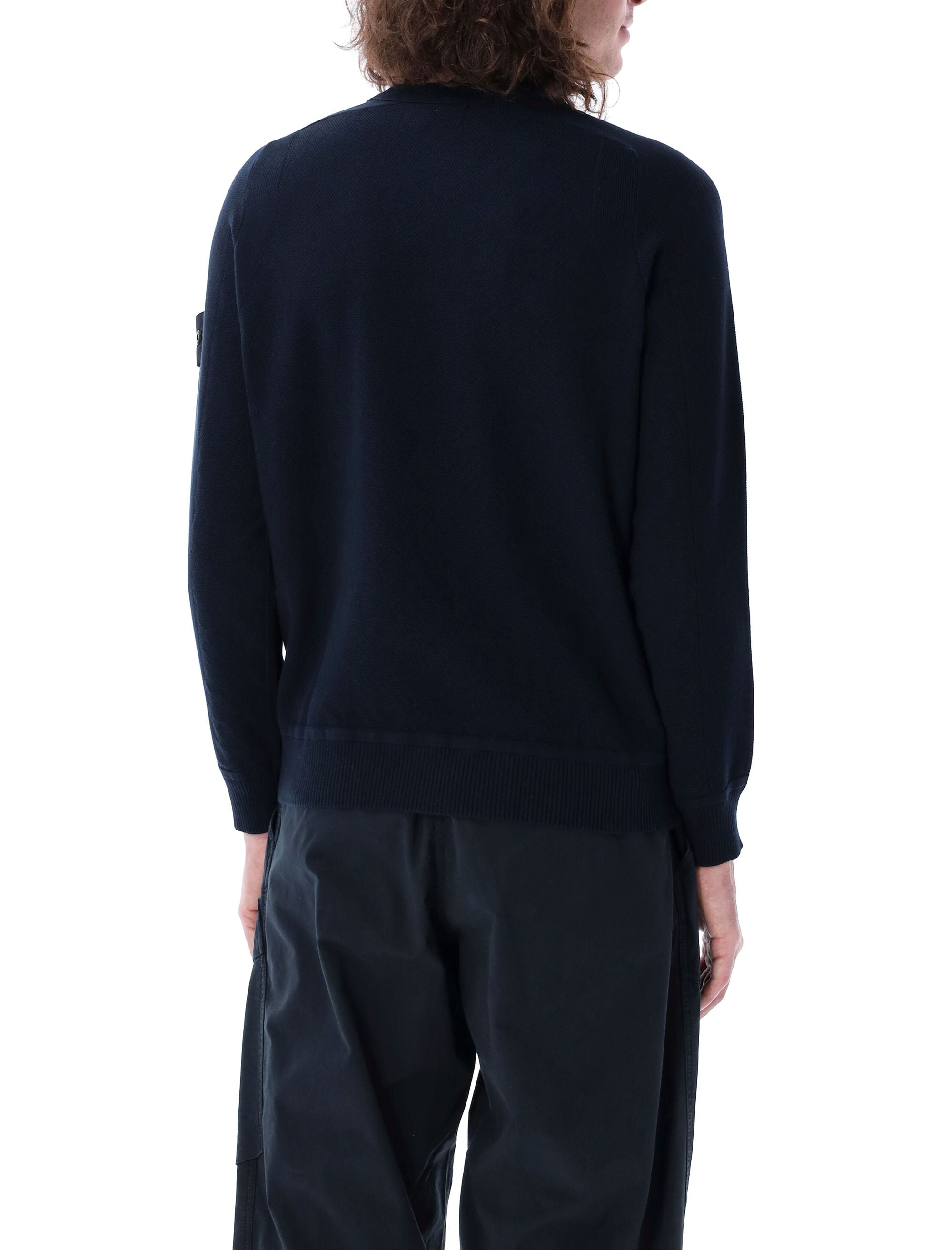 STONE ISLAND Classic Cotton Crewneck Sweater - Size L