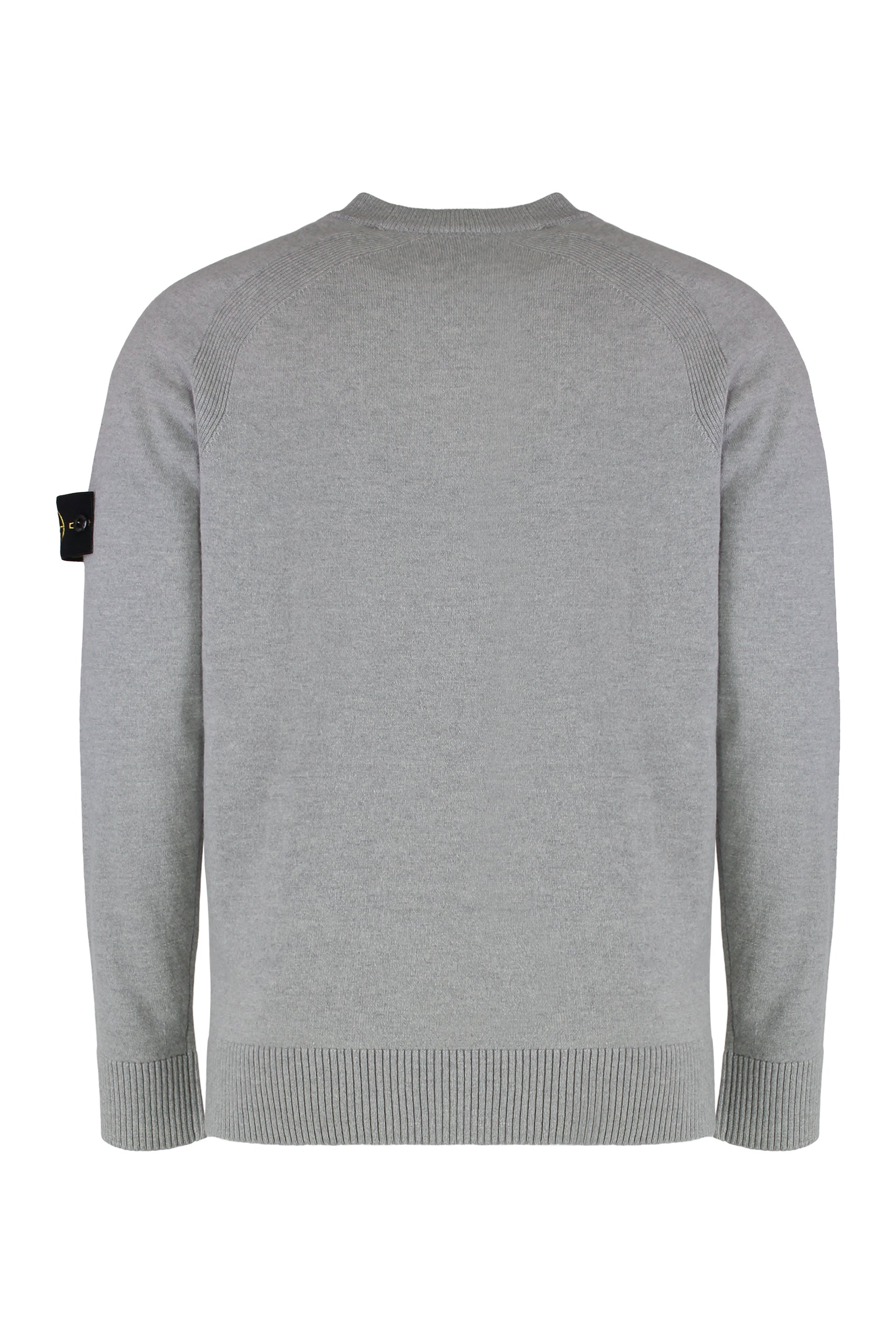STONE ISLAND Men's Lightweight Round Neck Sweater in Wool