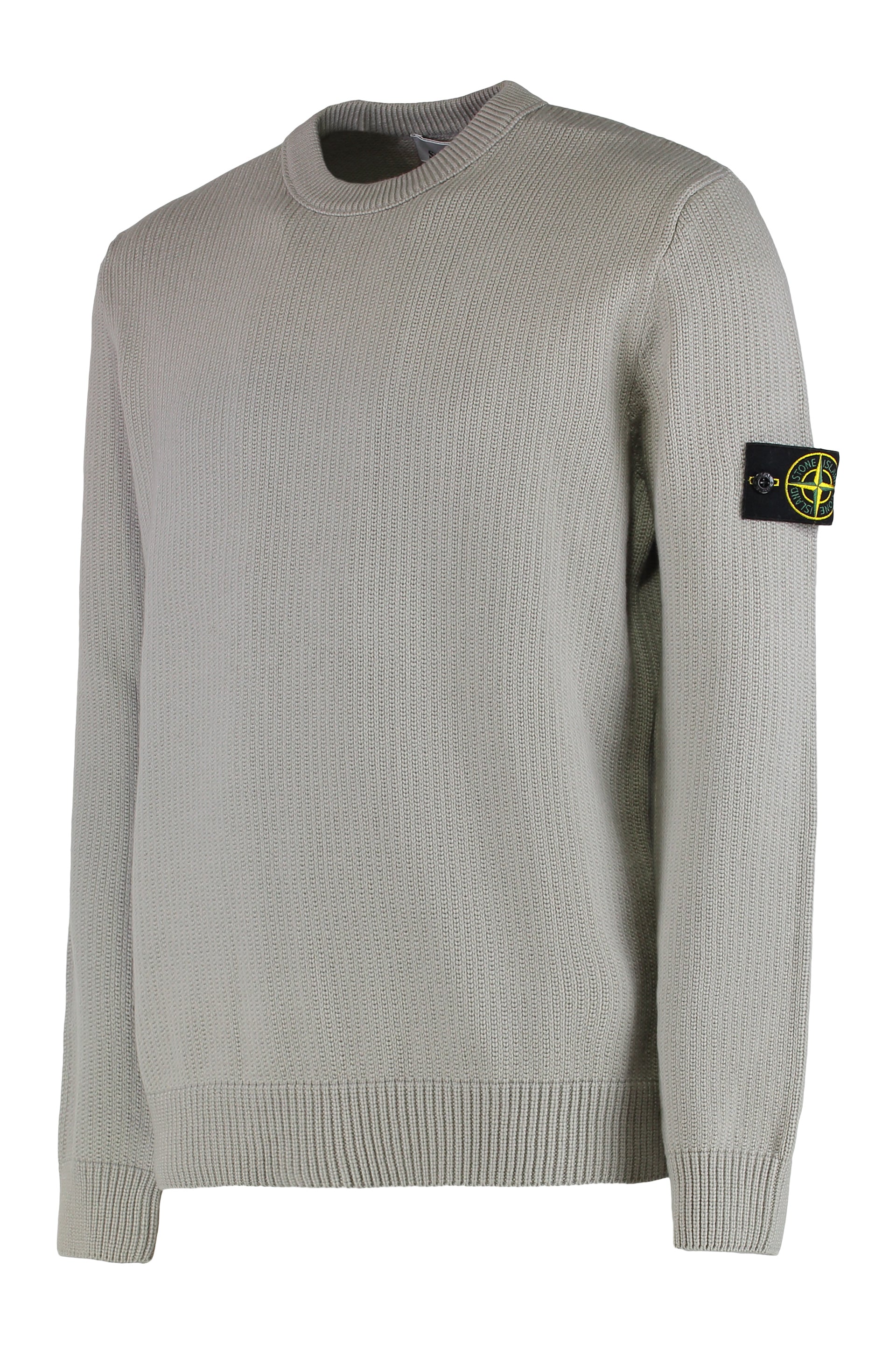 STONE ISLAND Crew Neck Cotton Sweater for Men - FW25