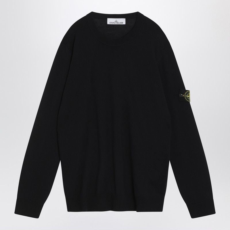 STONE ISLAND Classic Wool Crew Neck Sweater for Men
