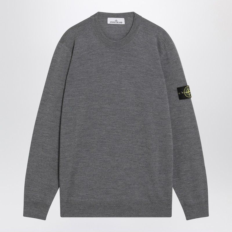 STONE ISLAND Men's Lightweight Wool Crew Neck Sweater