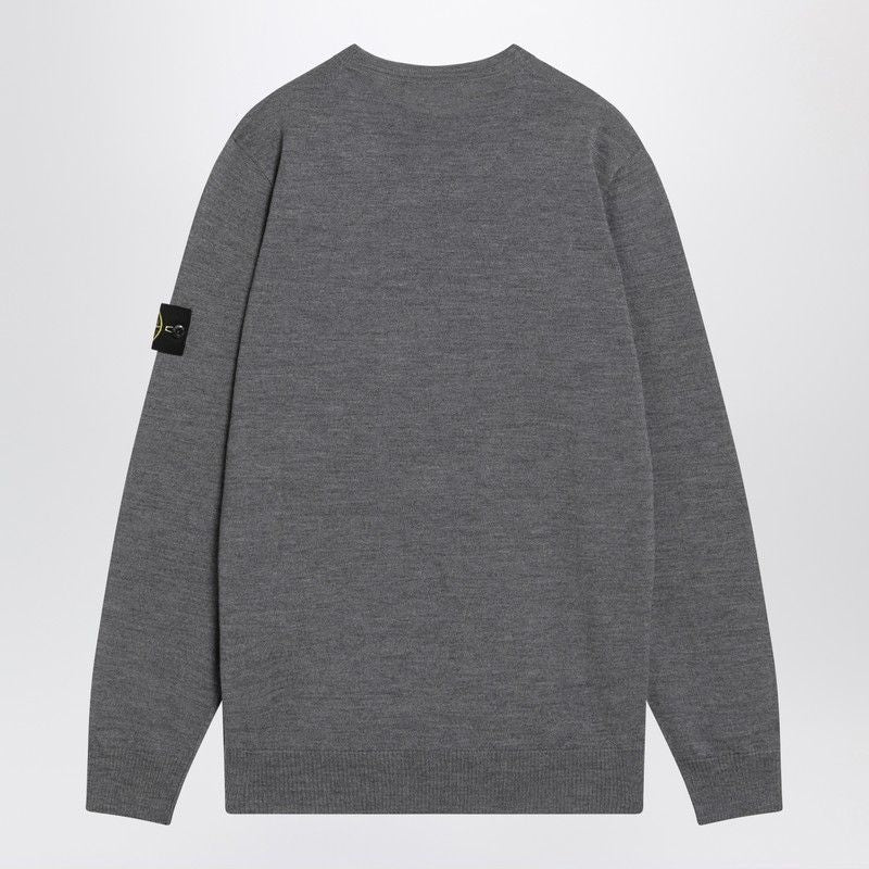 STONE ISLAND Men's Lightweight Wool Crew Neck Sweater