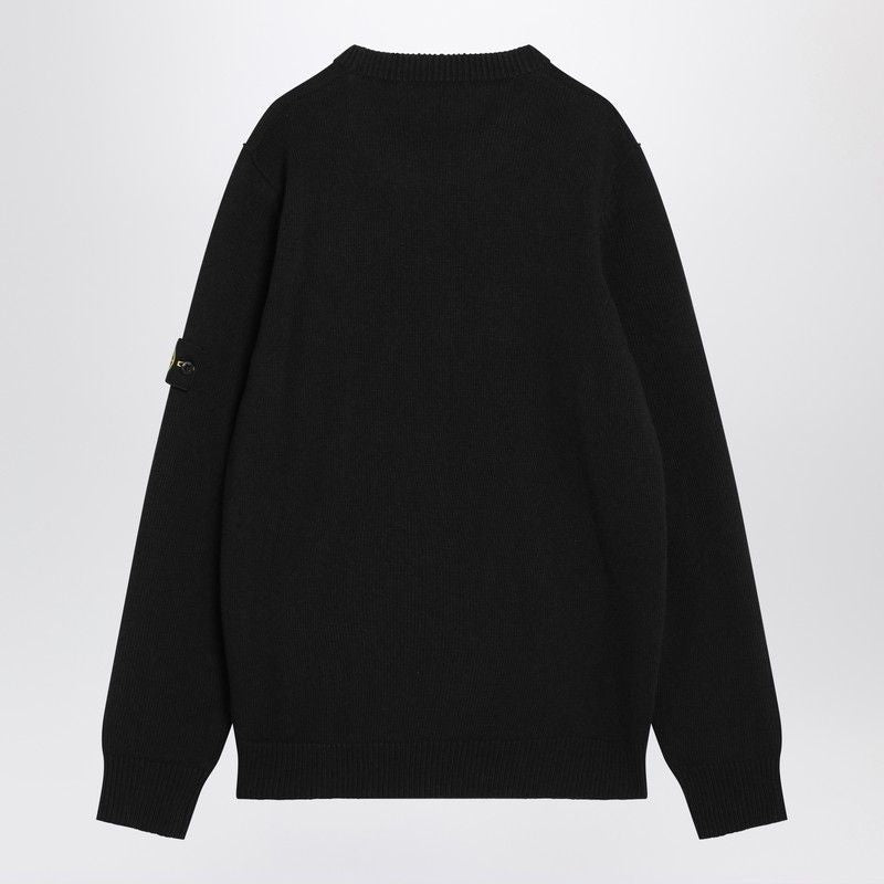 STONE ISLAND Men's Wool Blend Crew Neck Sweater