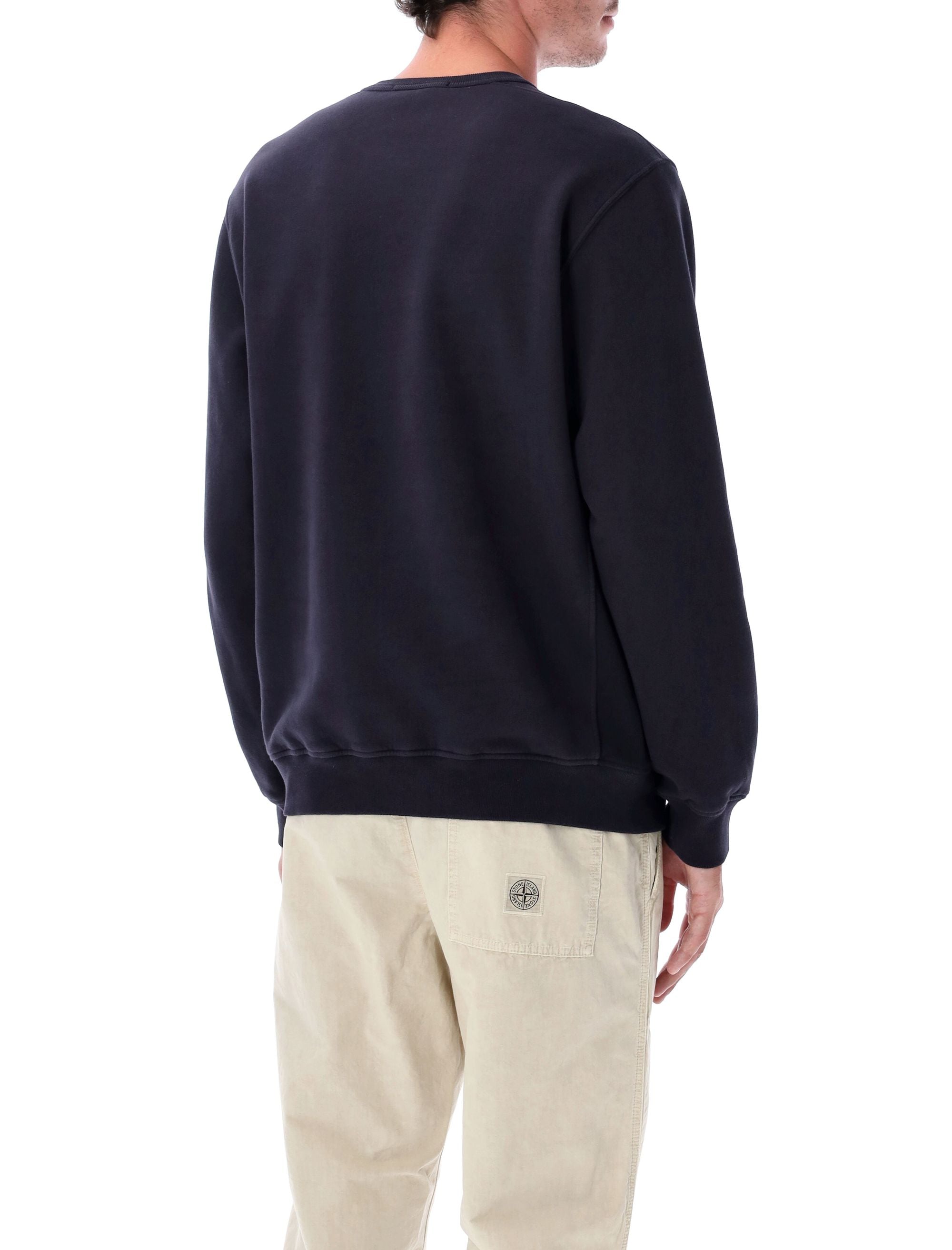 STONE ISLAND Brushed Organic Cotton Sweatshirt - Size L