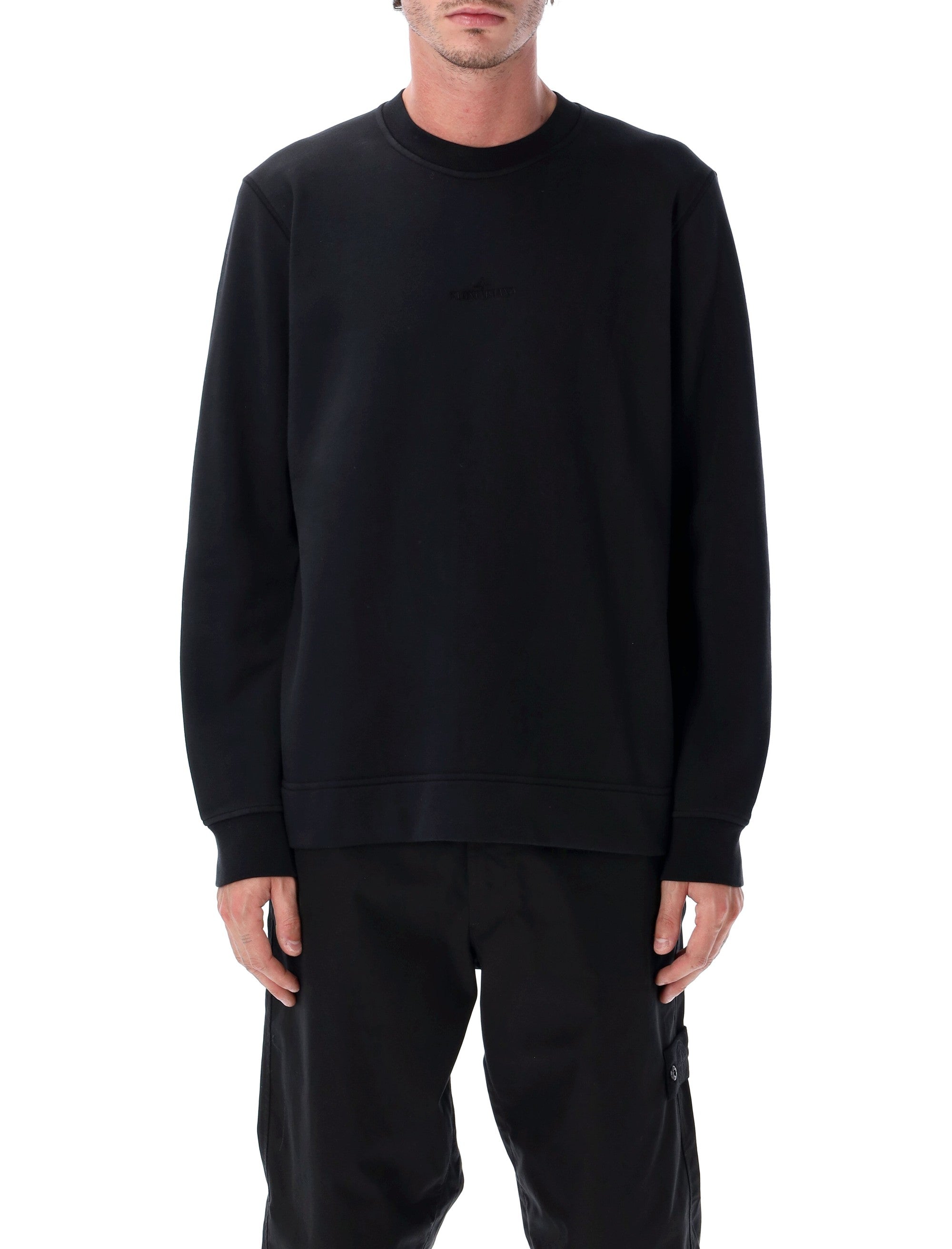 STONE ISLAND Garment Dyed Fleece Sweatshirt for Men