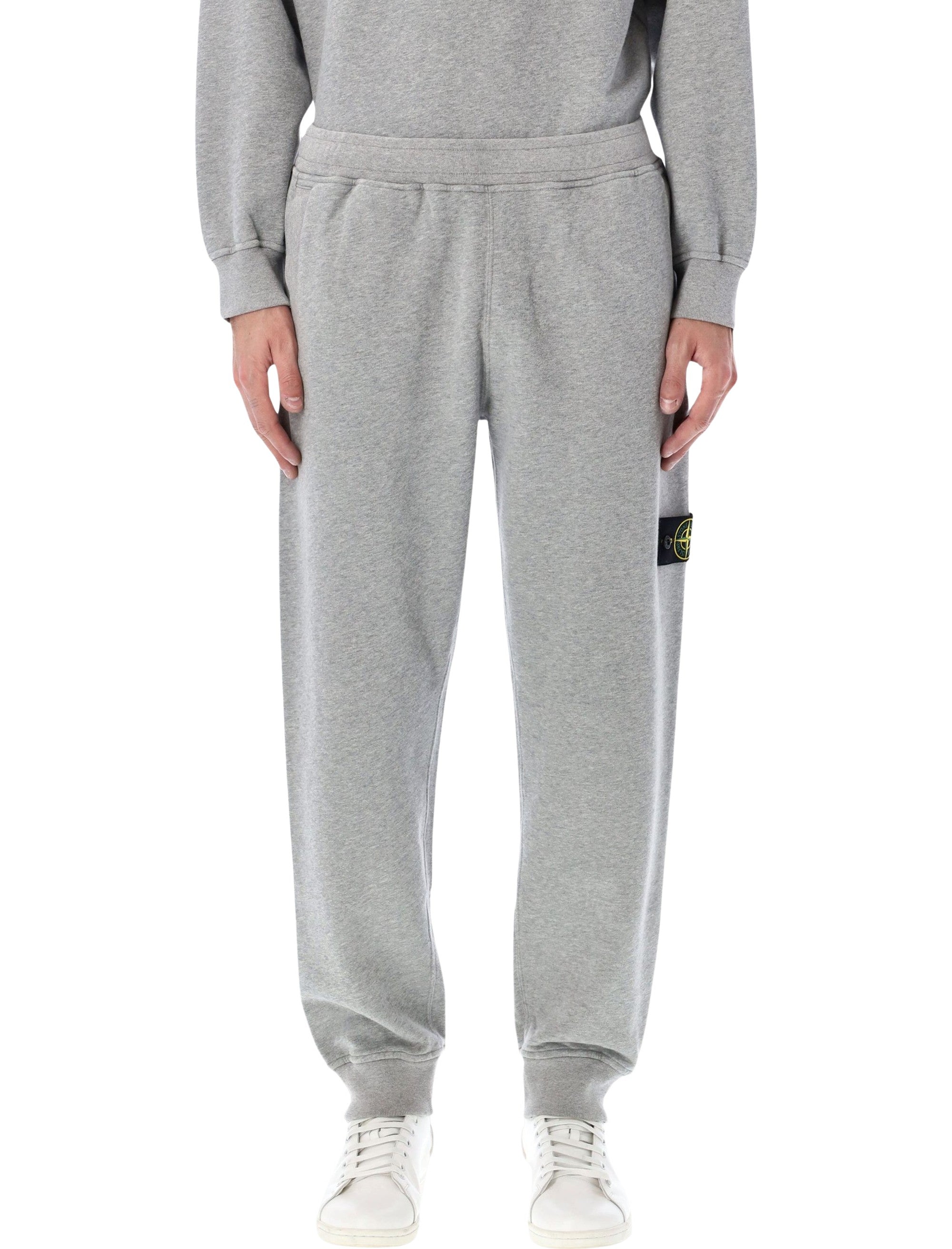 STONE ISLAND Regular-Fit Joggers in Brushed Cotton Fleece - Size L