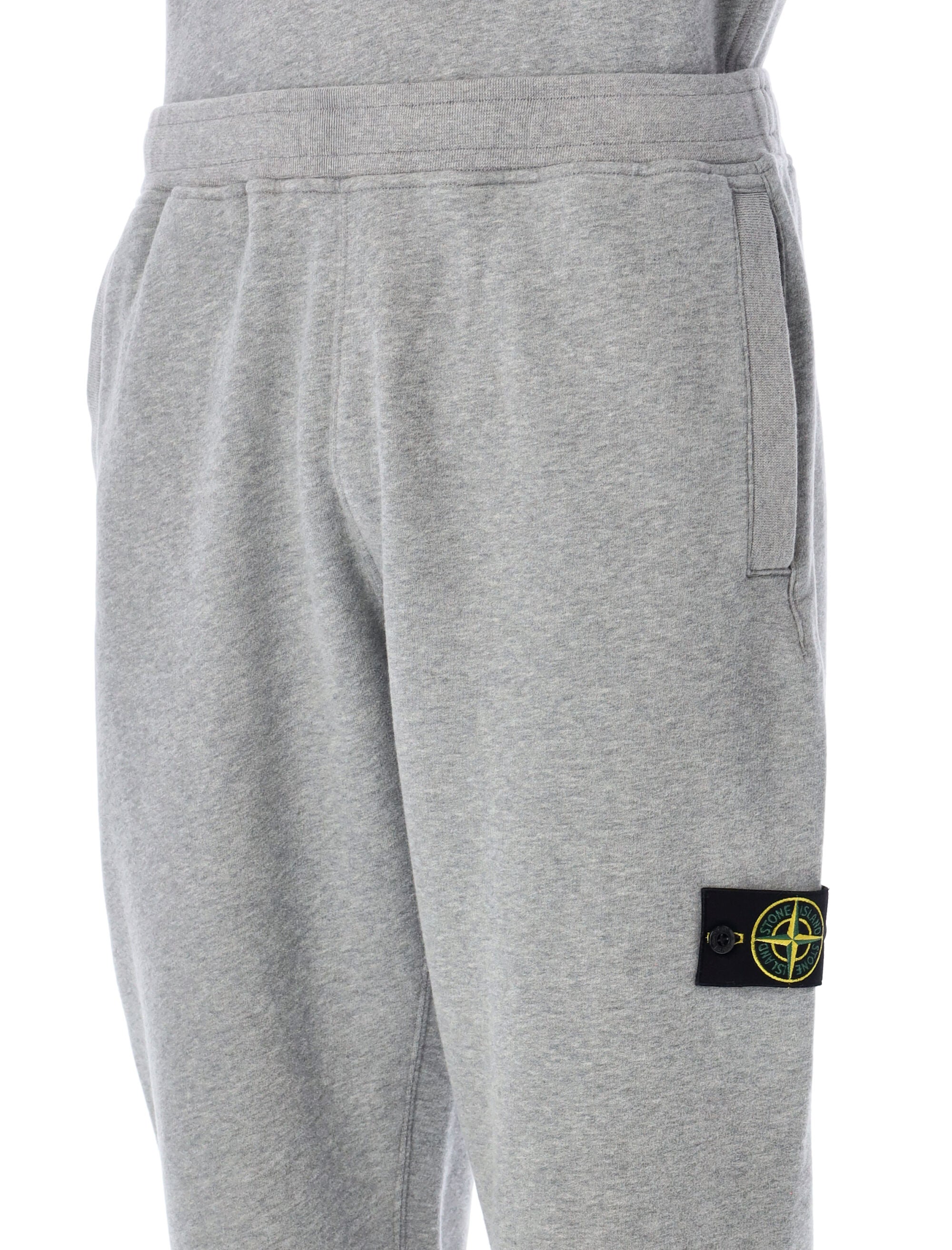 STONE ISLAND Regular-Fit Joggers in Brushed Cotton Fleece - Size L