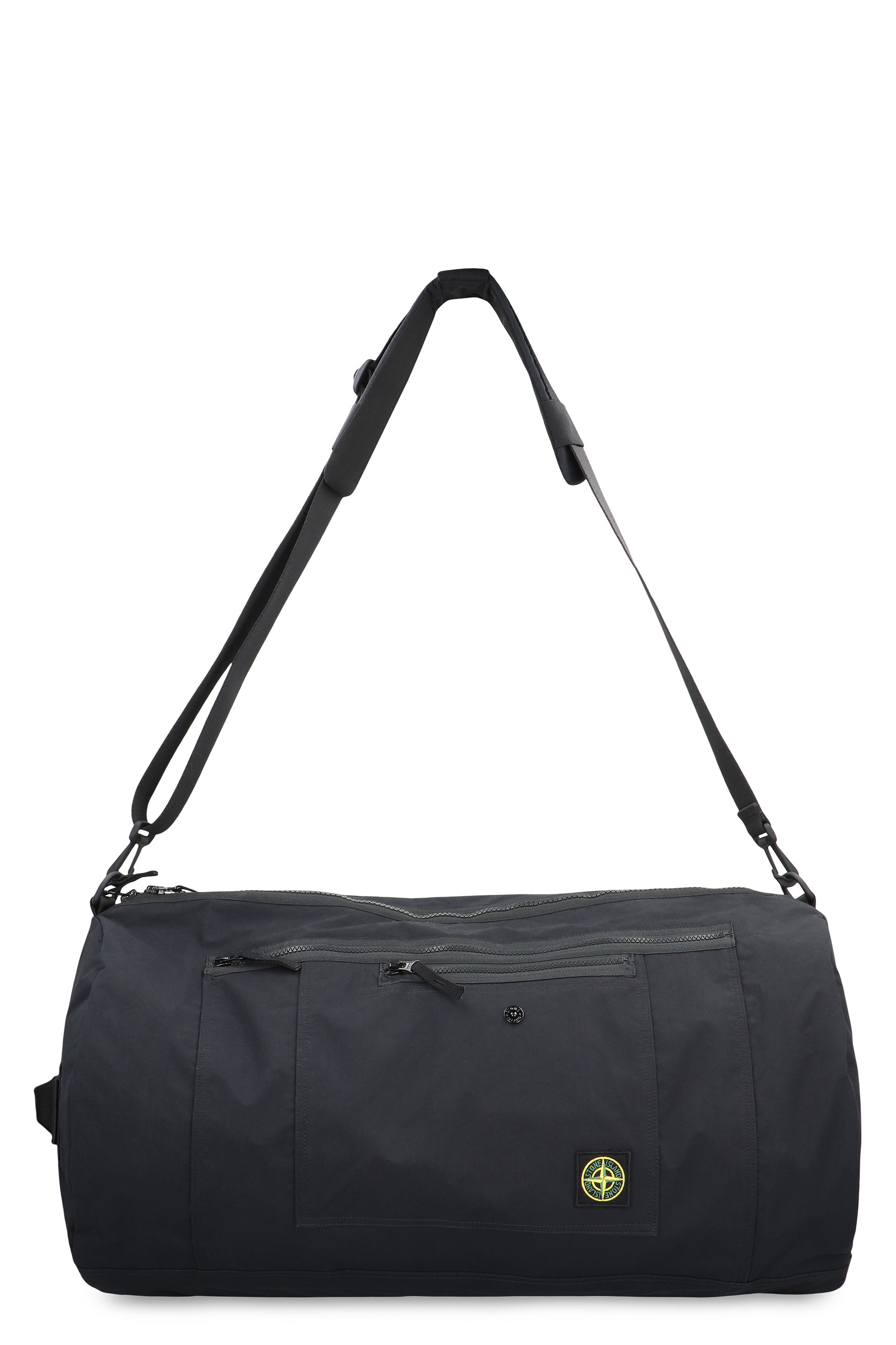 STONE ISLAND Laminated Cotton Poplin Duffle Handbag - 59 CM x 31 CM x 30 CM