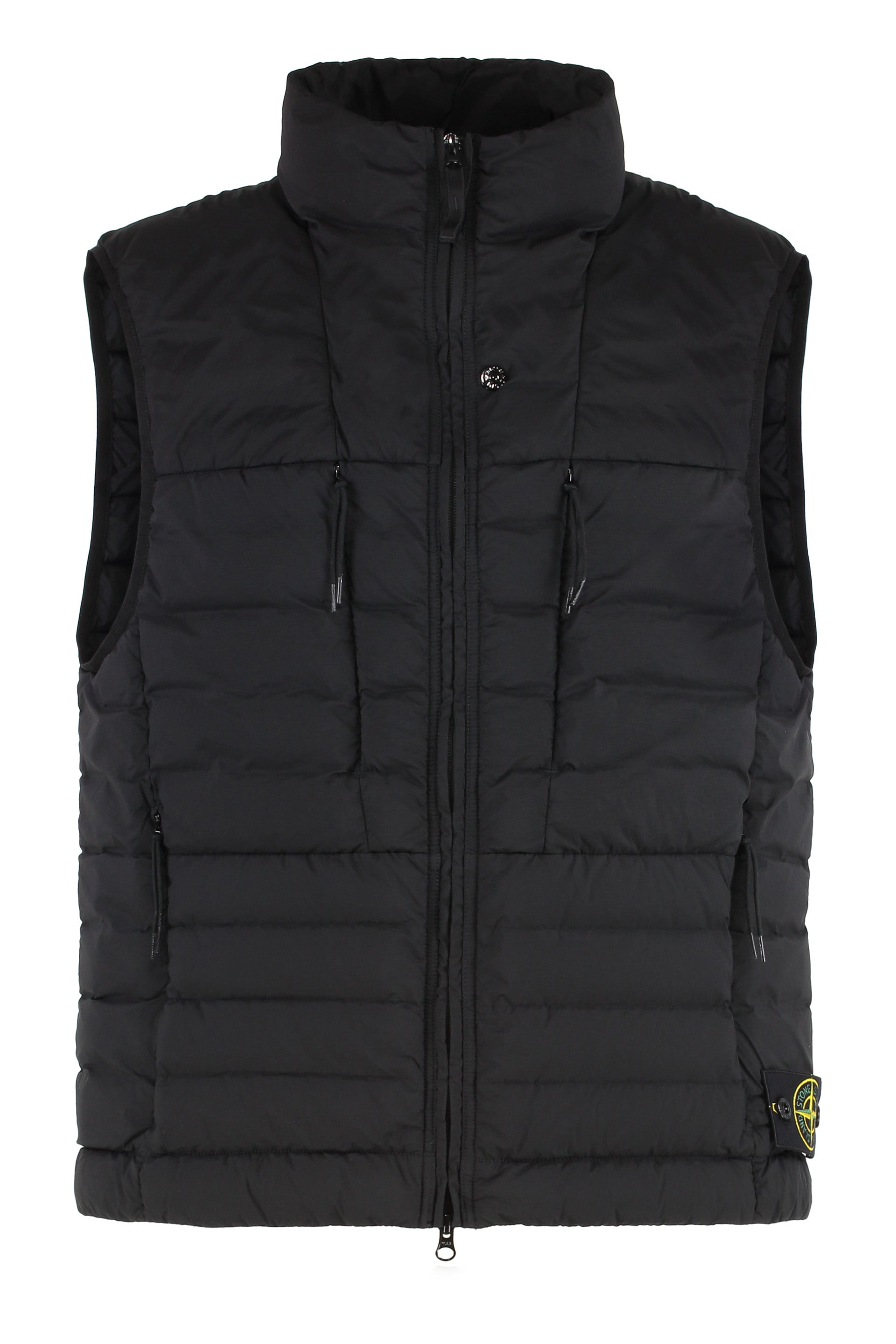 STONE ISLAND Men's Padded Vest with Zip Closure