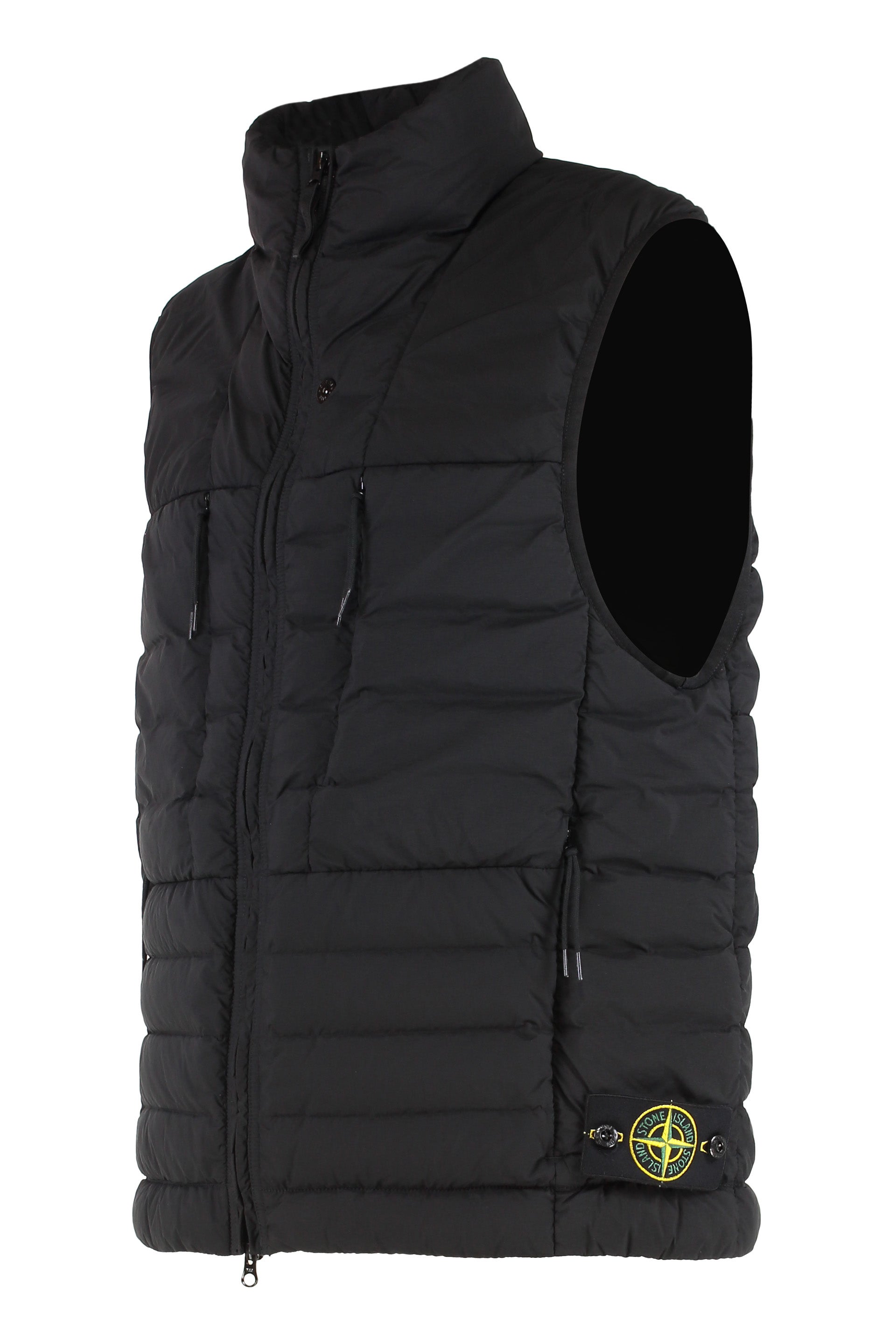 STONE ISLAND Men's Padded Vest with Zip Closure
