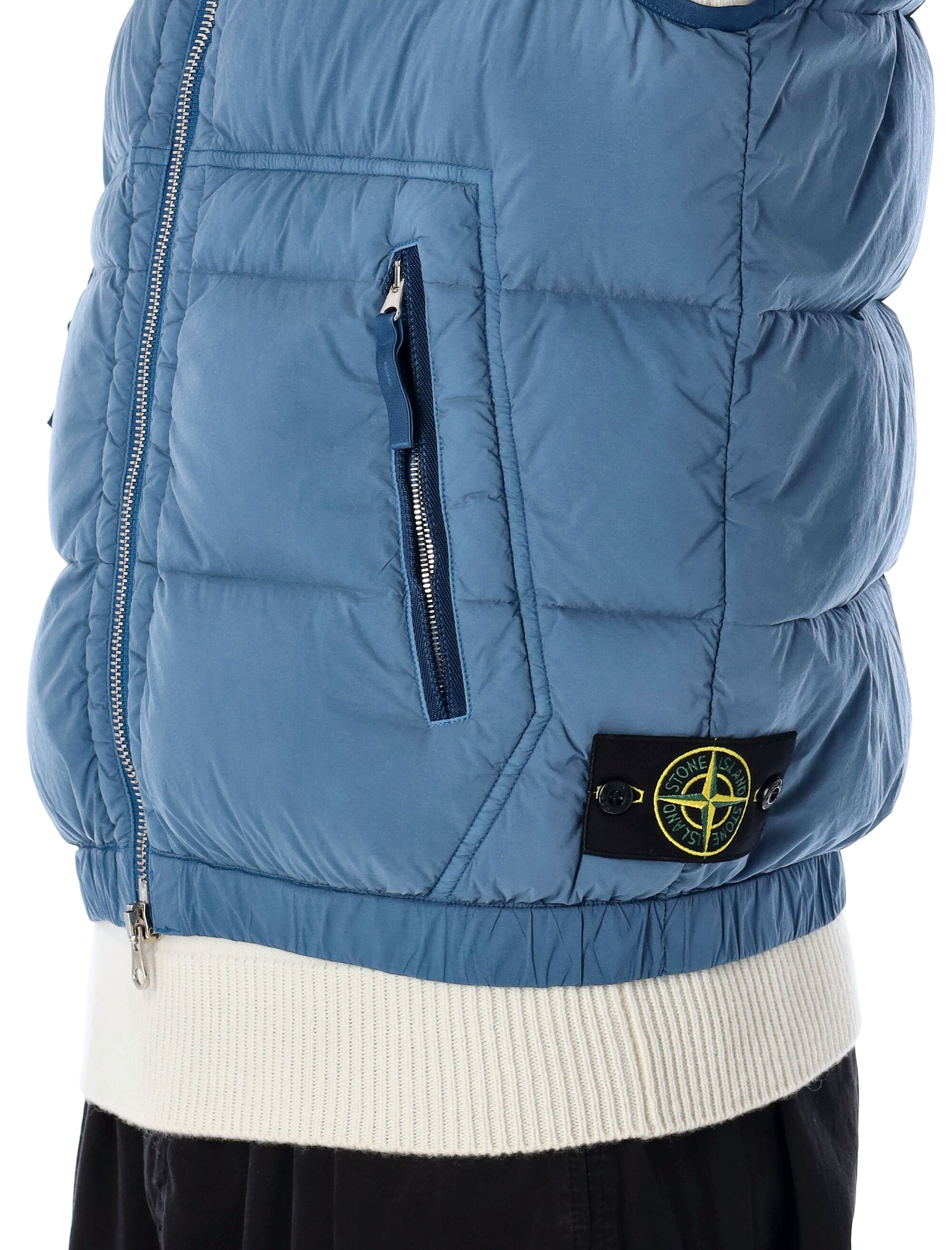 STONE ISLAND Seamless Tunnel Nylon Down Vest - Size L