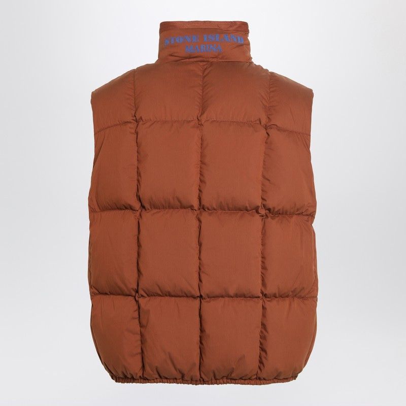 STONE ISLAND Down Gilet for Men - Water-Repellent Design