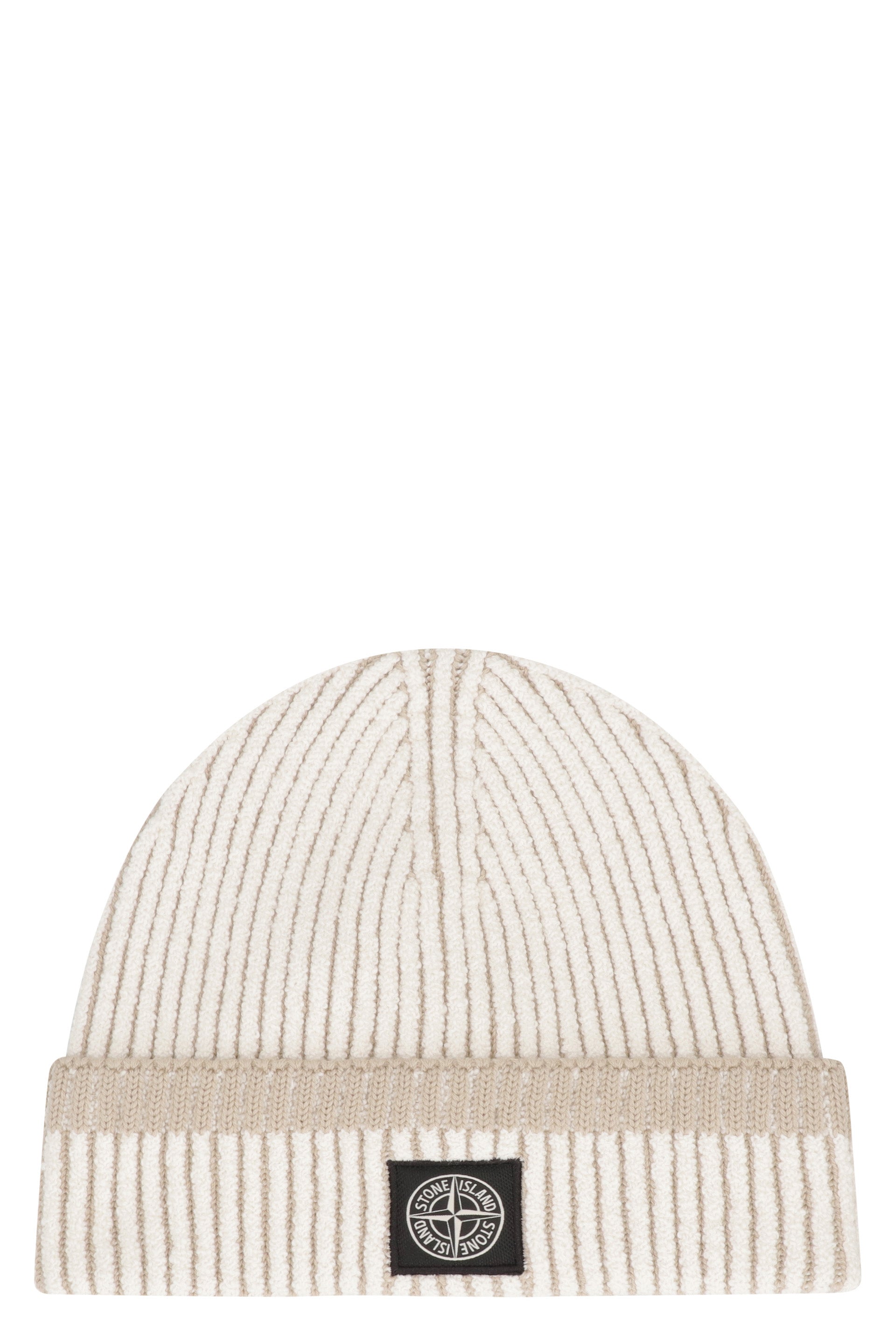STONE ISLAND Ribbed Knit Hat - Men's