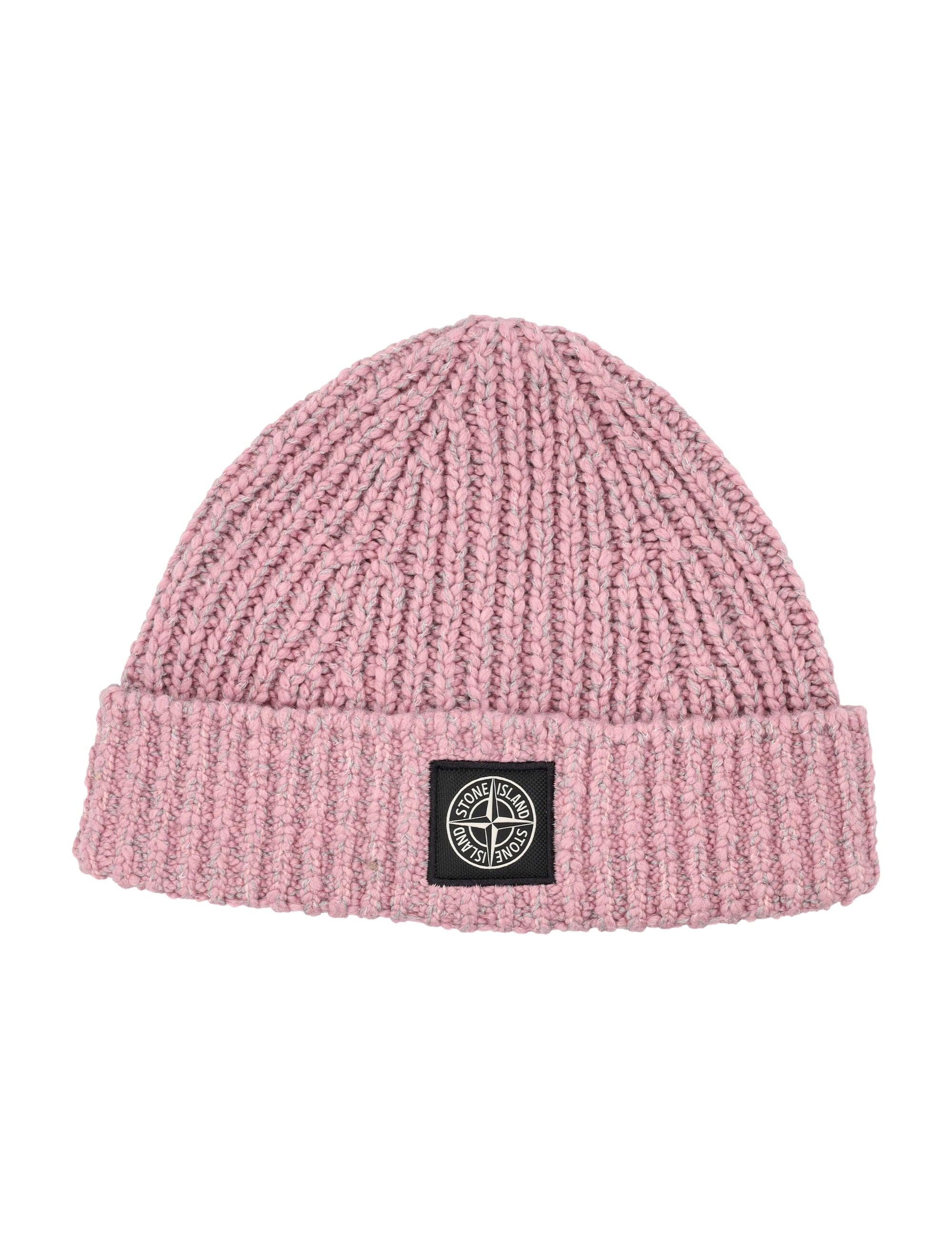 STONE ISLAND Mouliné Wool Beanie with Compass Logo