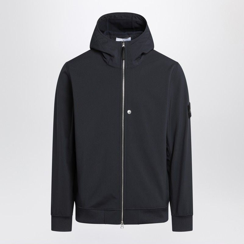 STONE ISLAND Tech Fabric Hooded Jacket for Men - FW25