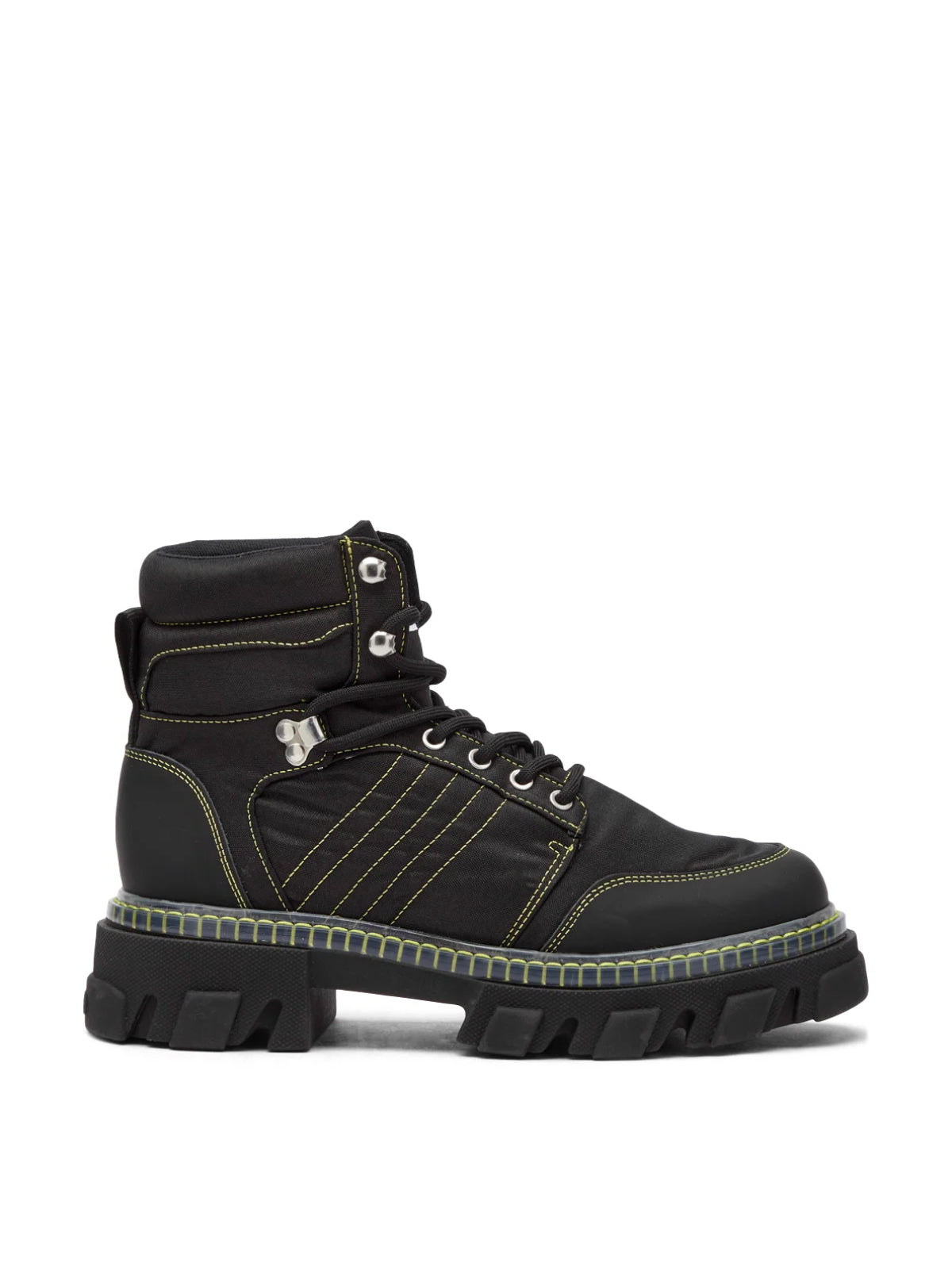 GANNI Cleated Lace-Up Hiking Boots for Women