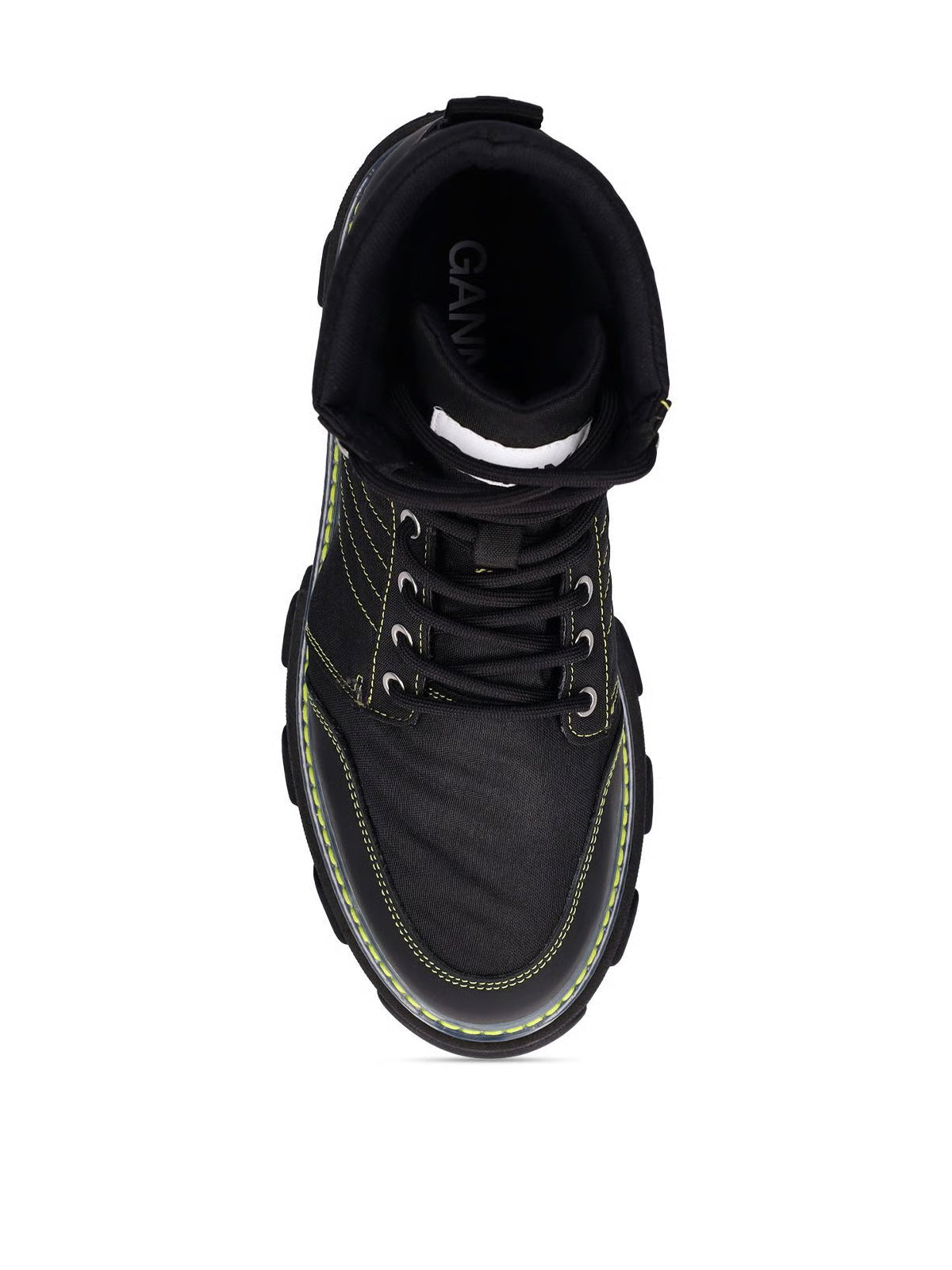 GANNI Cleated Lace-Up Hiking Boots for Women