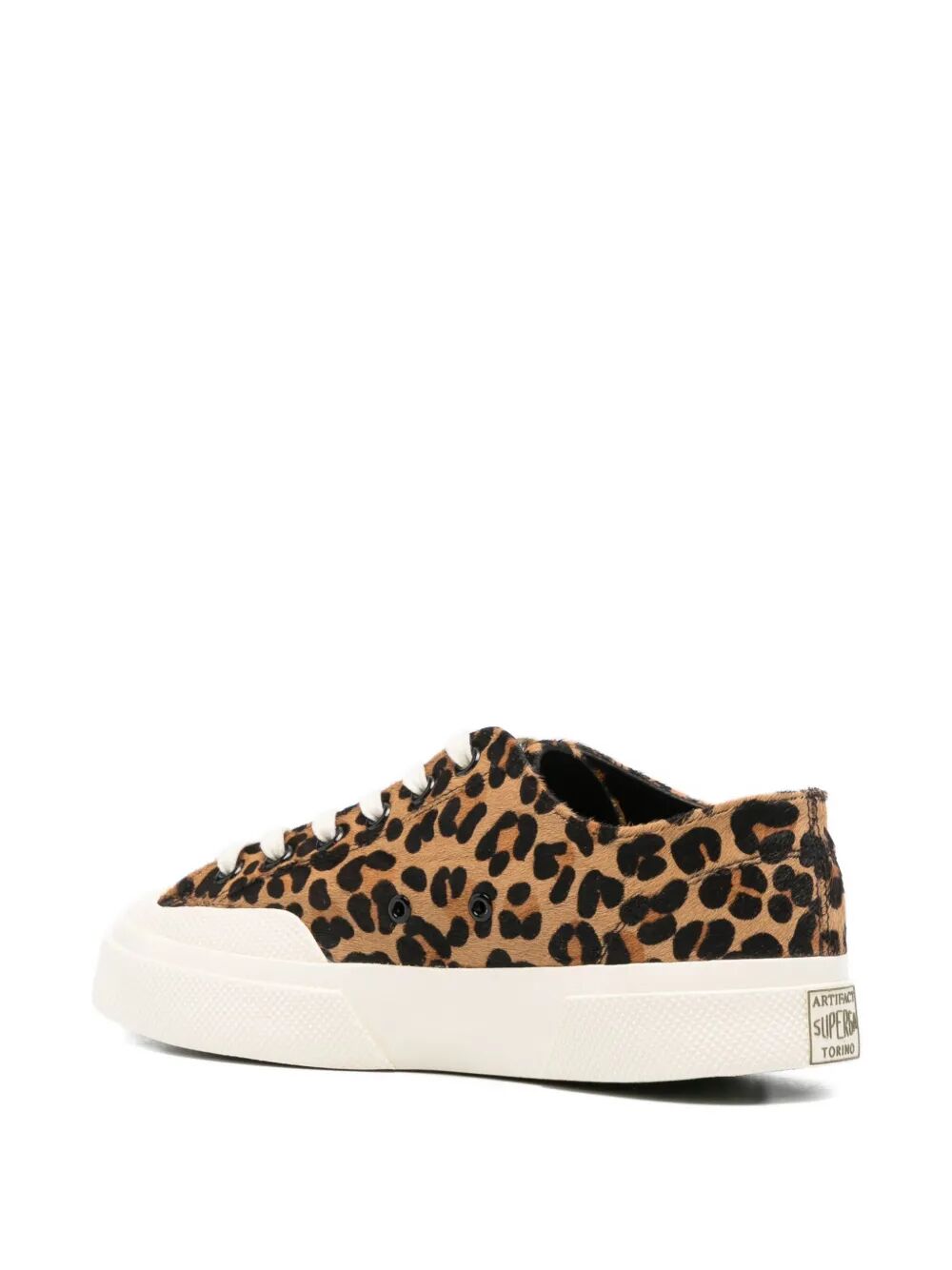 SUPERGA Leopard Calfhair Sneaker