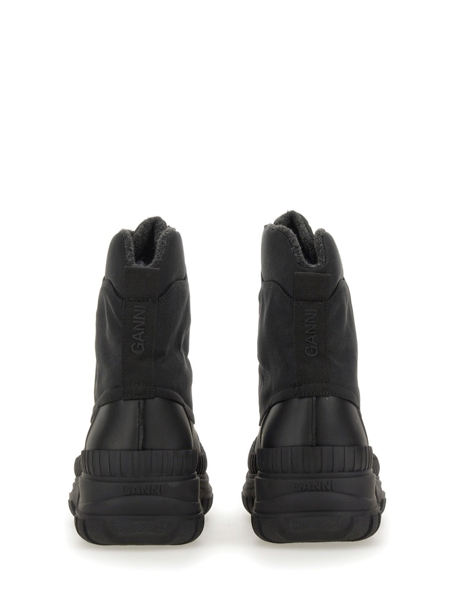 GANNI Outdoor Lace-Up Boot for Women