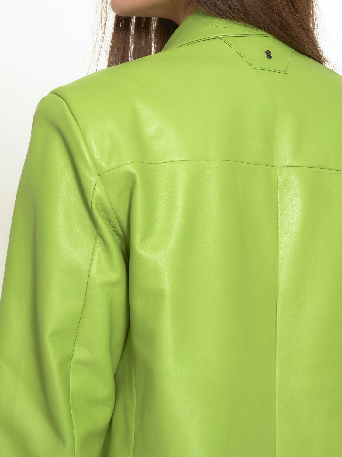 SALVATORE SANTORO Oversized Single-Breasted Leather Jacket - Size 38