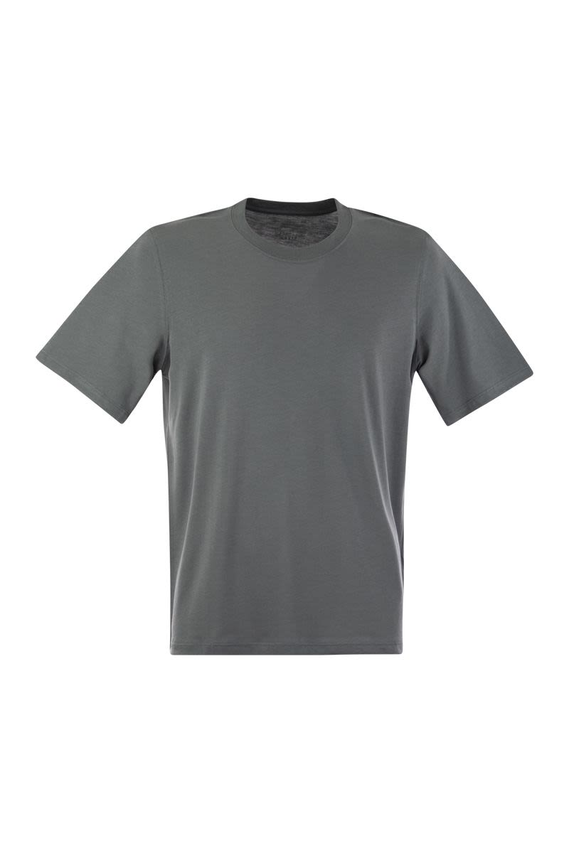 MAJESTIC Classic Short-Sleeved T-Shirt in Lyocell and Cotton