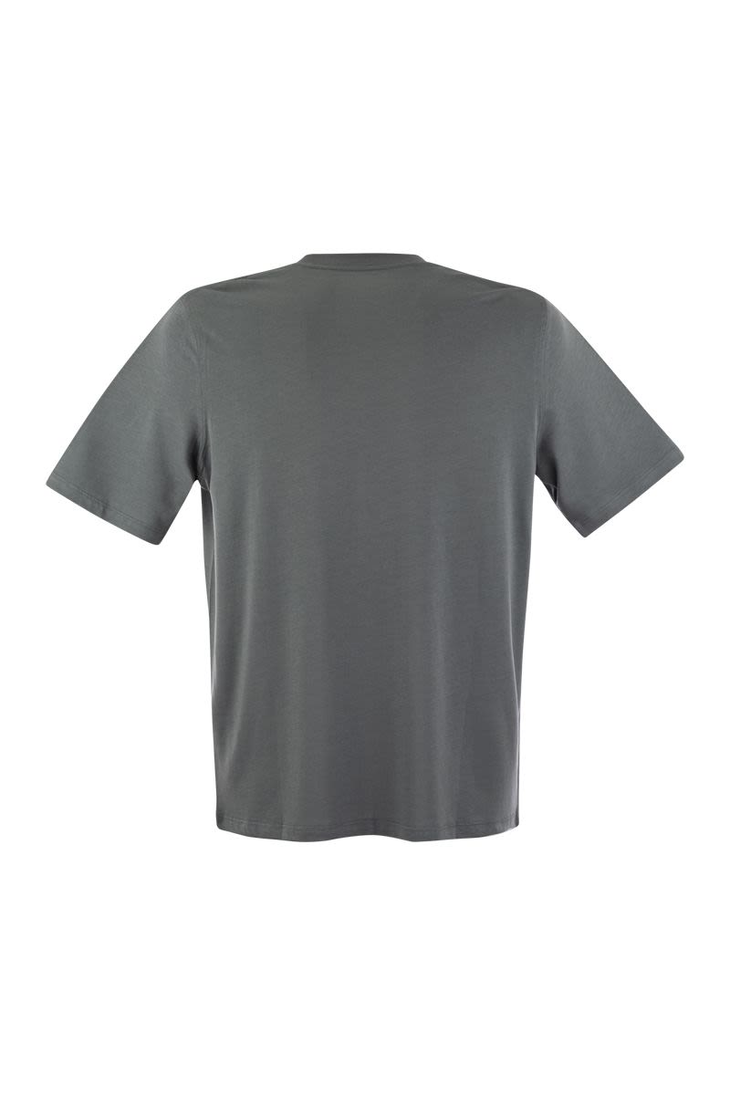 MAJESTIC Classic Short-Sleeved T-Shirt in Lyocell and Cotton